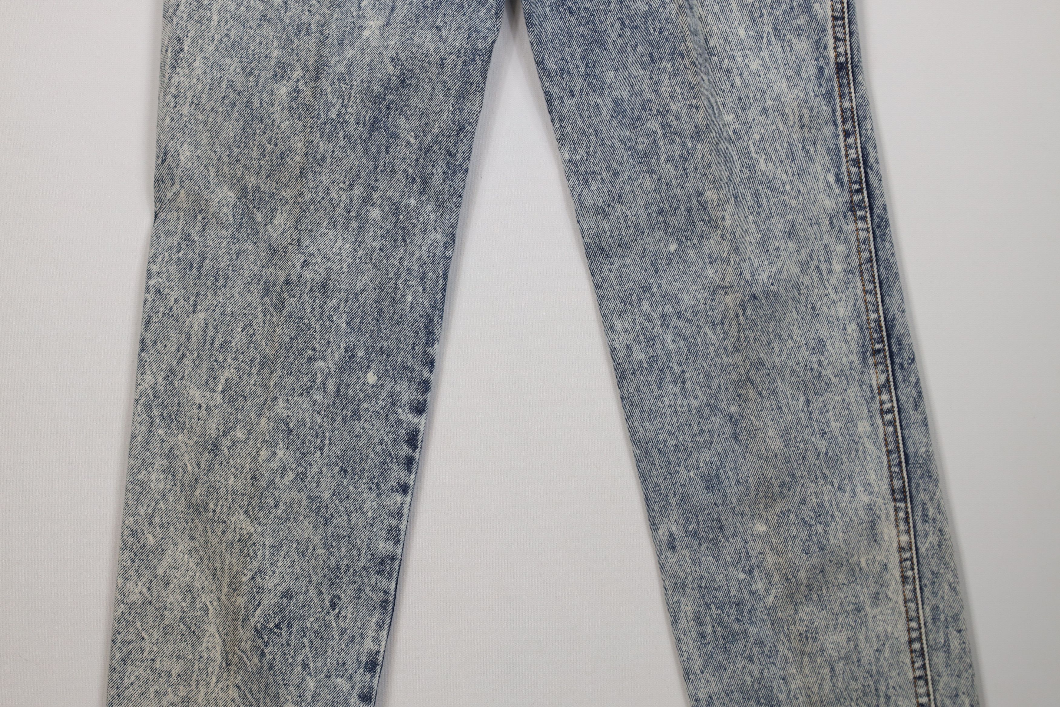 Cadillac Deadstock Vintage 80s 90s Cadillac Acid Wash Denim Jeans Size 28" / US 6 / IT 42 - 13 Thumbnail