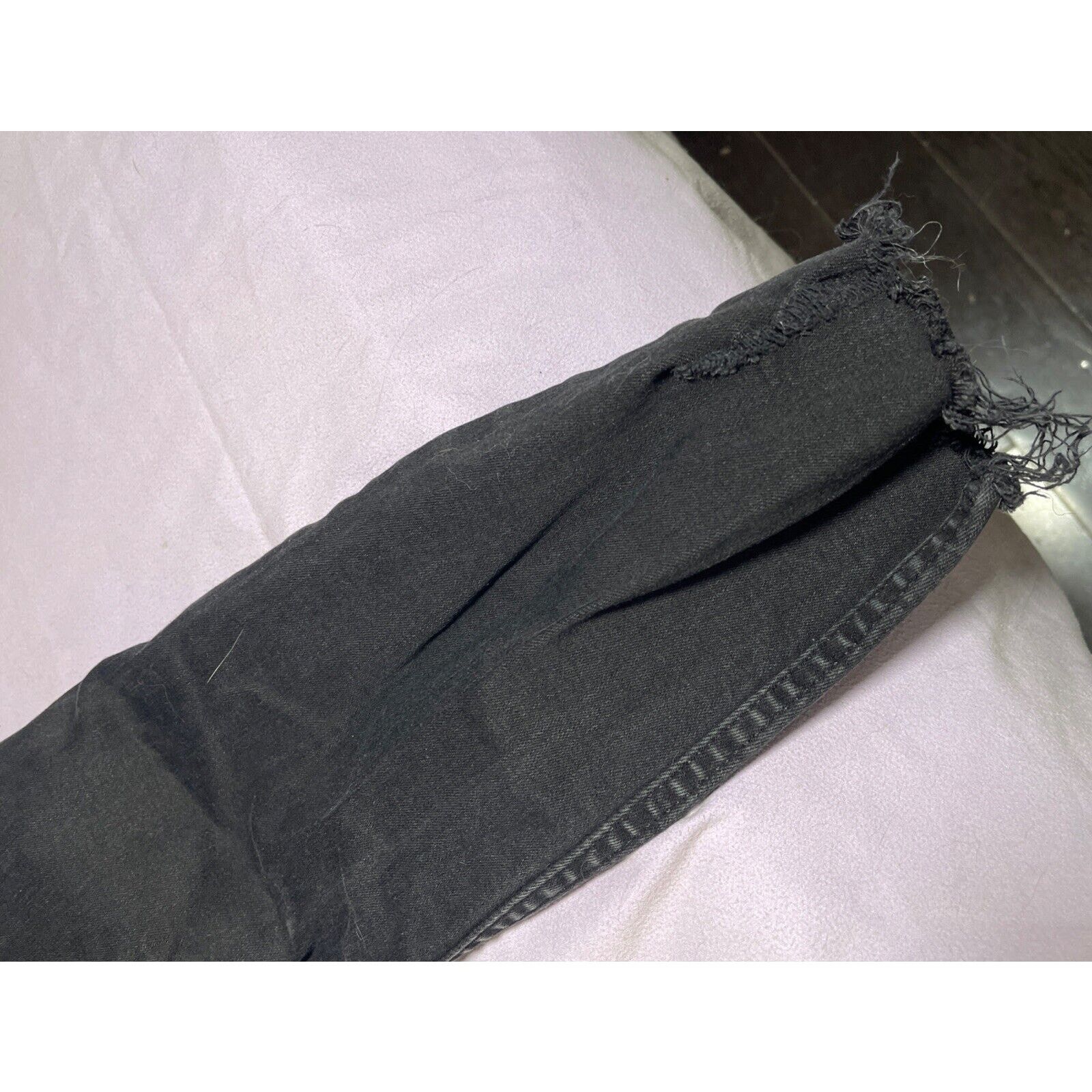 Free People Free People Jeans Women's 29 Regular Pockets Black Denim Size 29" - 8 Thumbnail