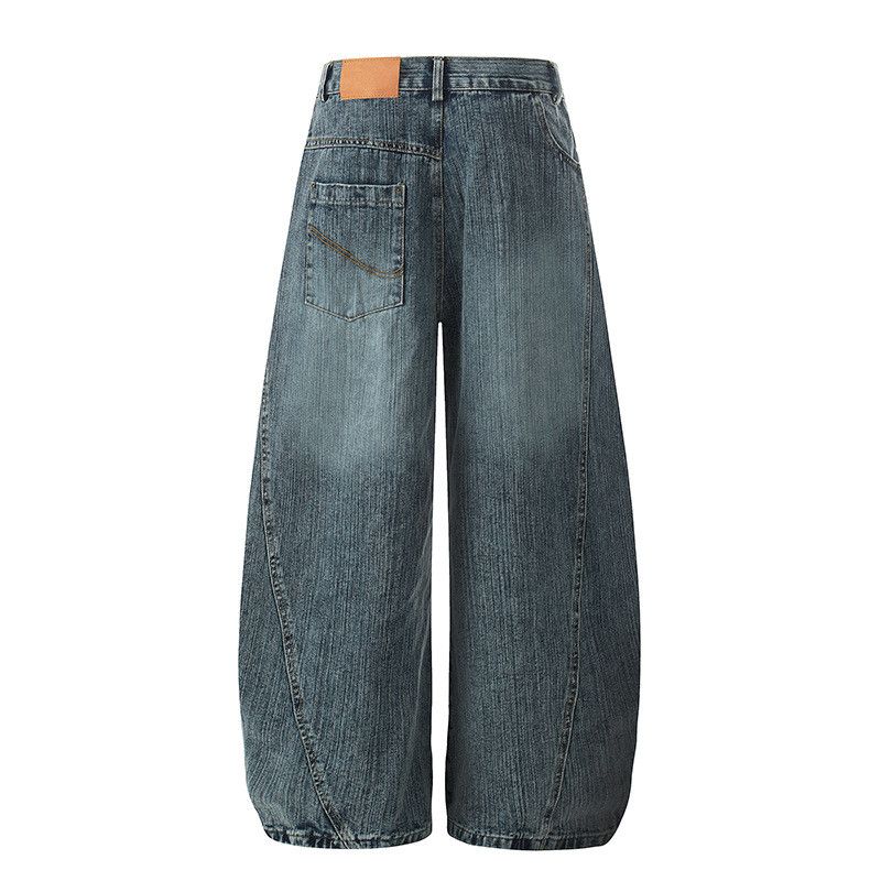 Vintage Men's American Retro Curved-Leg Denim Jeans Size US 32 / EU 48 - 2 Thumbnail