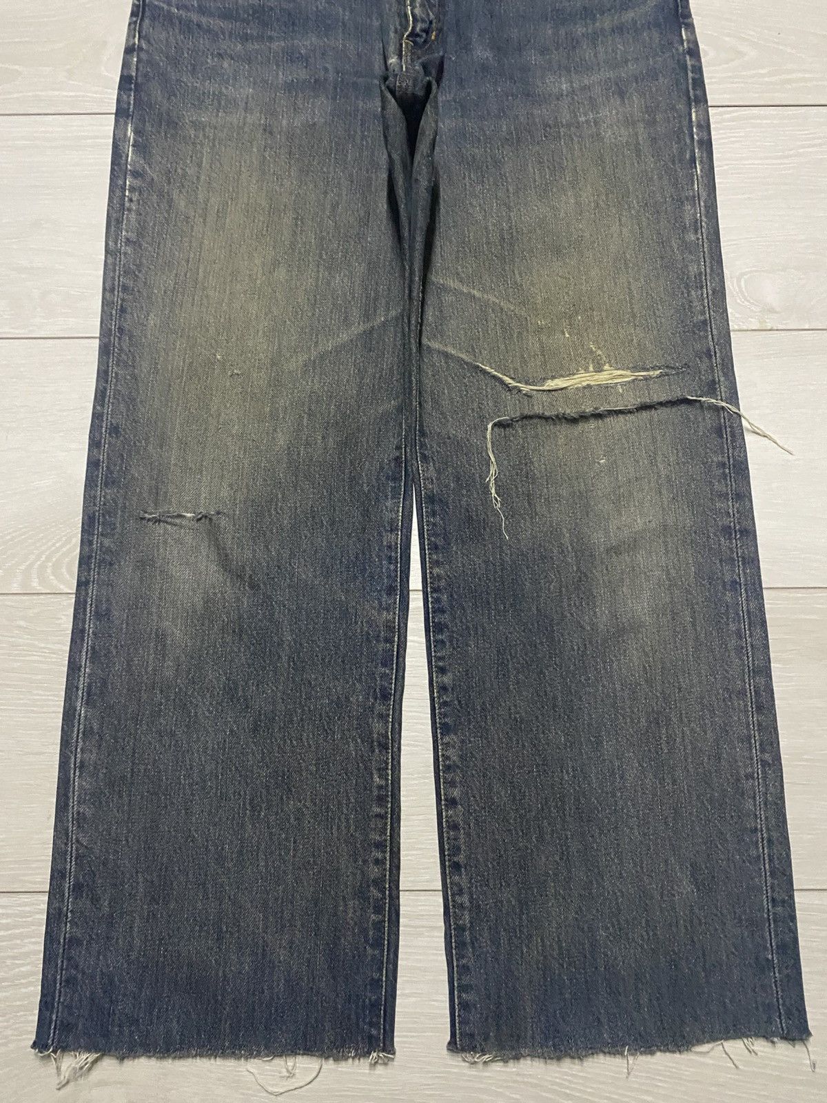 Edwin Rare Vintage Edwin Frontier Orange Tab Mud Wash Jeans Size US 31 - 5 Thumbnail