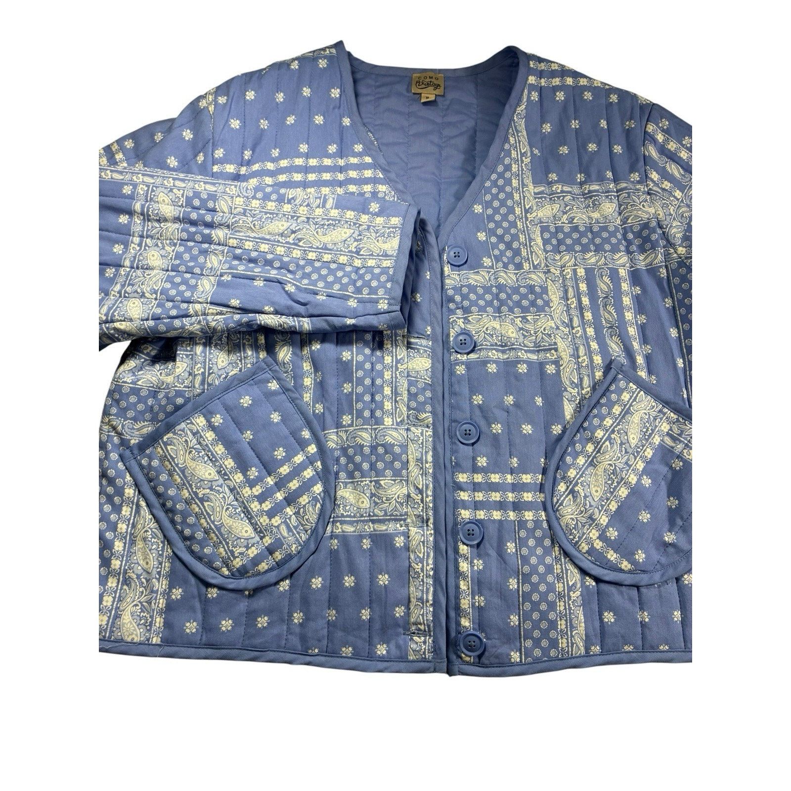 Other Boho Quilted Cardigan Coat Western Layering Patchwork XL Size XL / US 12-14 / IT 48-50 - 4 Thumbnail