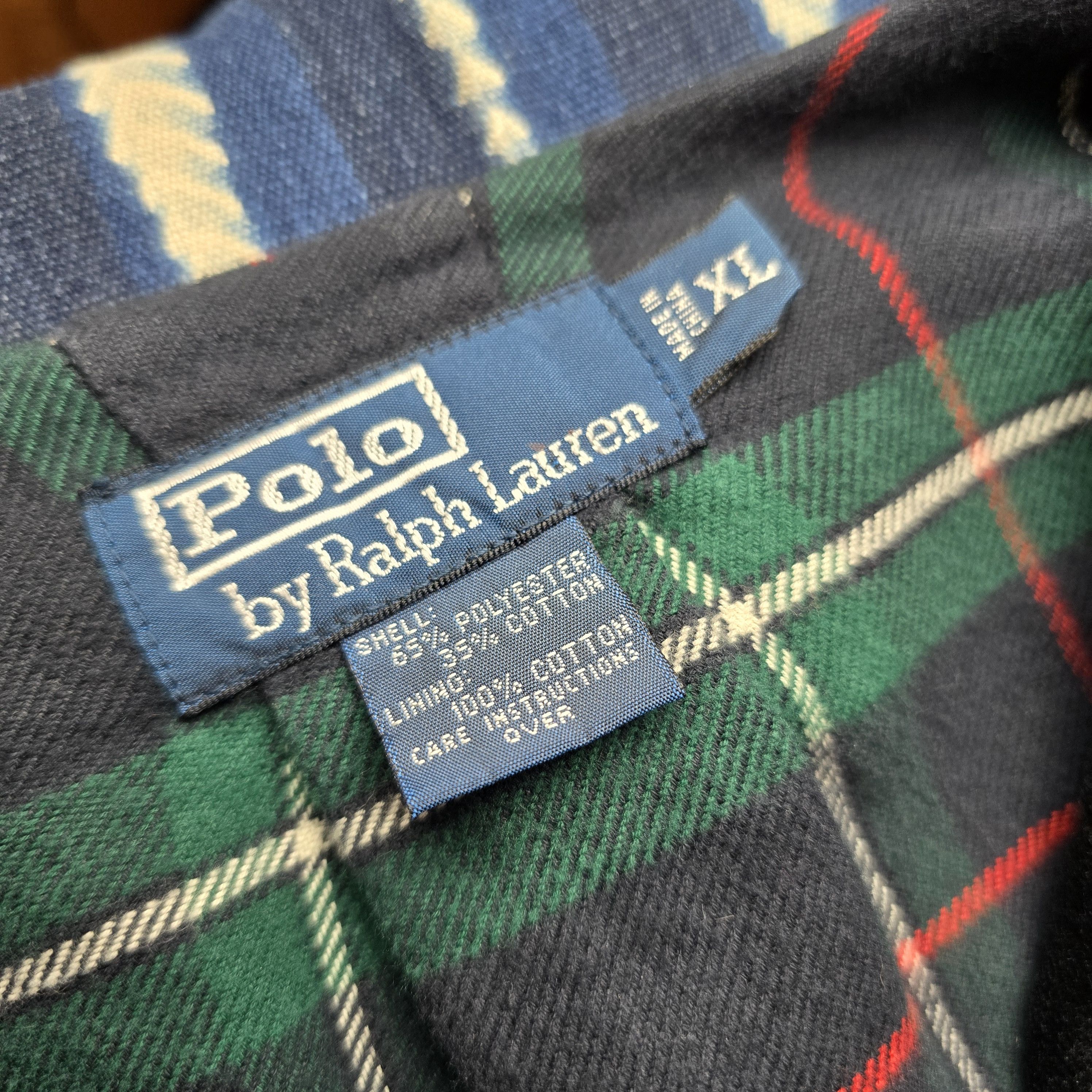 Polo Ralph Lauren Vintage Polo Ralph Lauren Faux Suede Plaid Vest Men's XL Size US XL / EU 56 / 4 - 6 Thumbnail