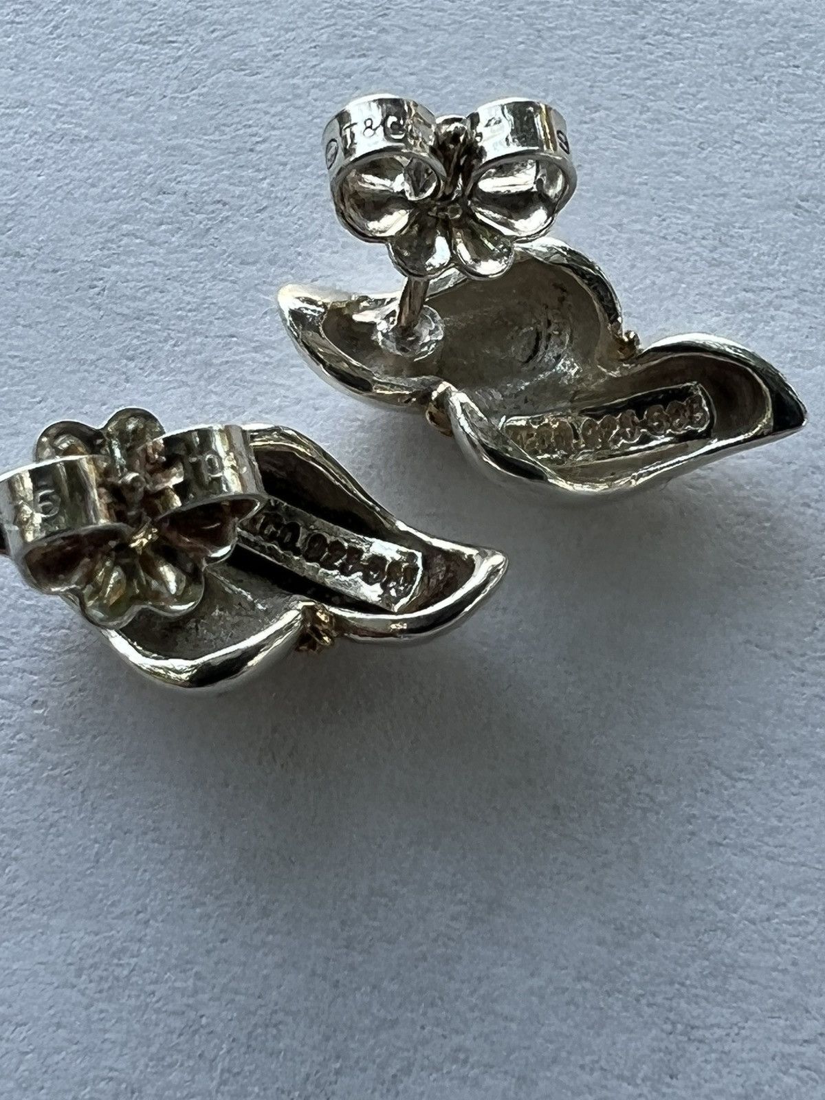 Tiffany & Co. Tiffany & Co. Sterling Silver Sea Shell Braided Earrings Size ONE SIZE - 4 Thumbnail