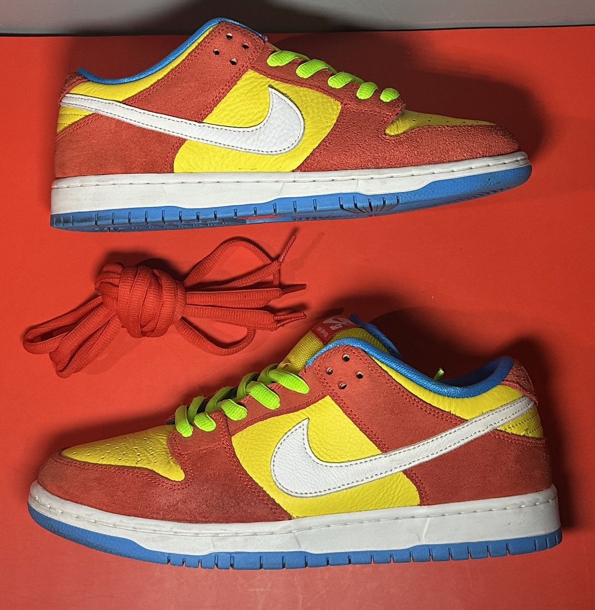 Nike Size 10 - Nike SB Dunk Low Bart Simpson 2022 Size US 10 / EU 43 - 2 Thumbnail