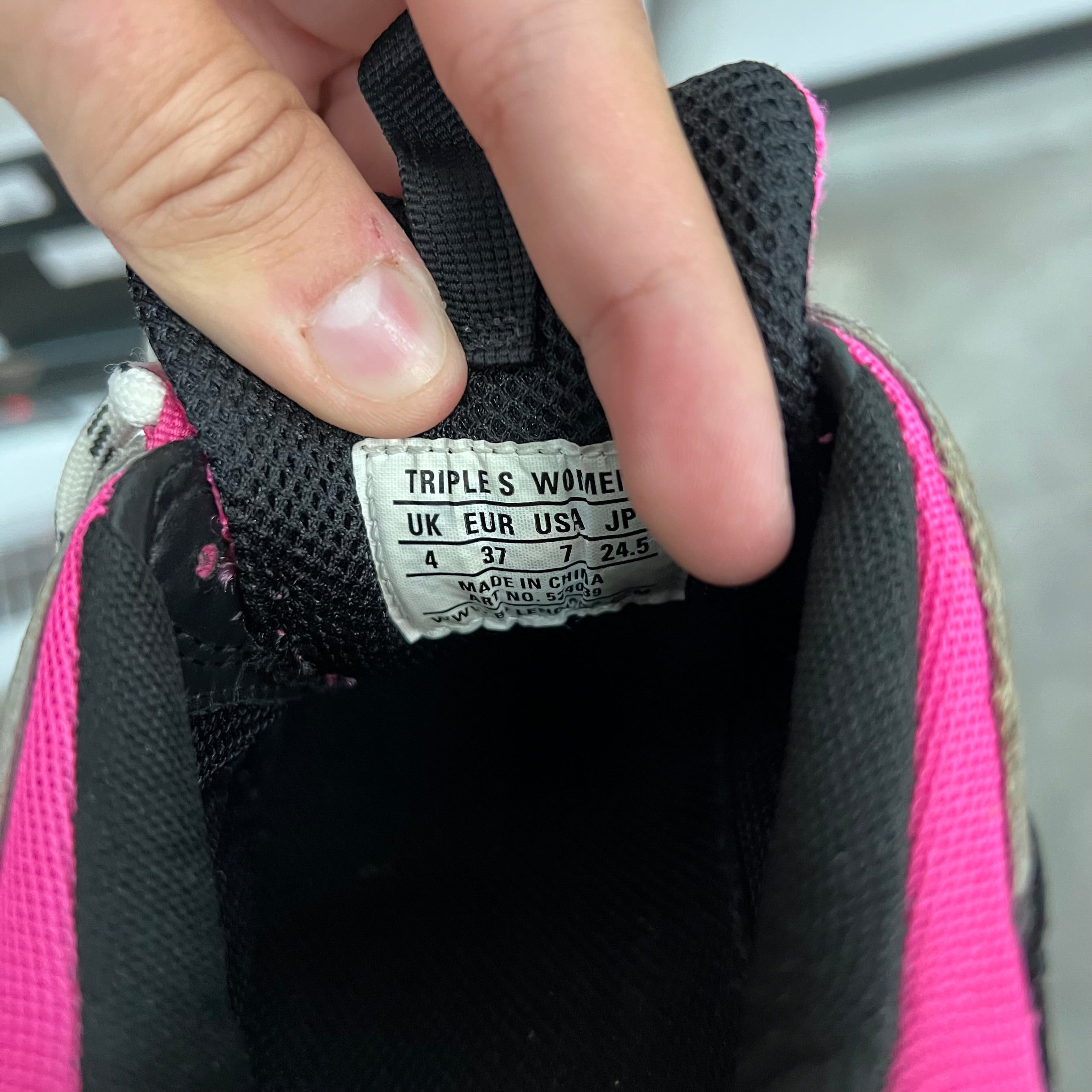 Balenciaga Balenciaga Triple S Pink Low Sneakers - Size 37 Size US 7 / IT 37 - 6 Thumbnail