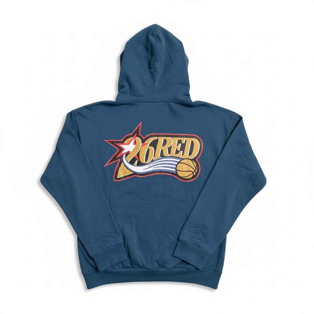 Other 26 Red - "26ers" Navy Oversized Graphic Hoodie [Size Medium] Size US M / EU 48-50 / 2 - 2 Thumbnail