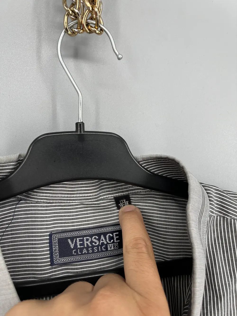 Versace Mens Vintage Versace Collection Shirts button up luxury Size US XL / EU 56 / 4 - 7 Thumbnail