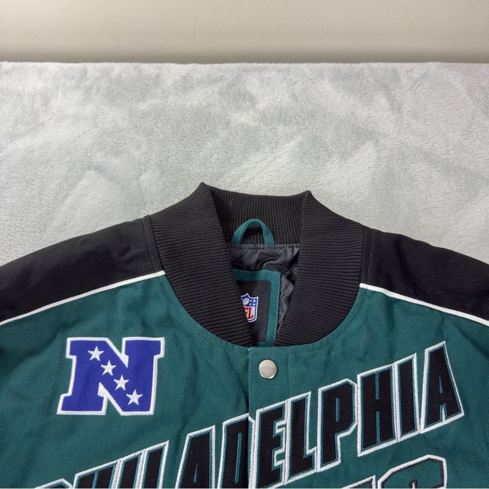 G-III Philadelphia Eagles NWT Men's Size 4XL Varsity Jacket Embro Size US XXL / EU 58 / 5 - 6 Thumbnail