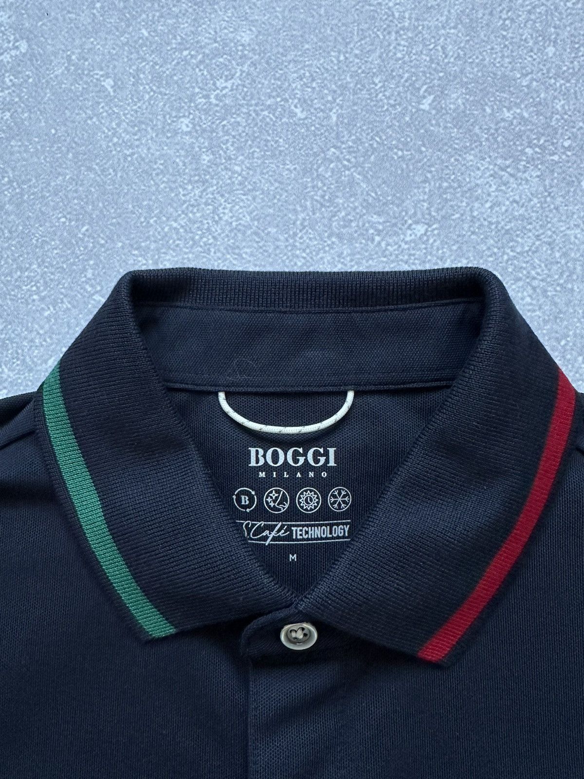 Boggi × Designer Polo BOGGI Milano Dark Blue size M Size US M / EU 48-50 / 2 - 5 Thumbnail