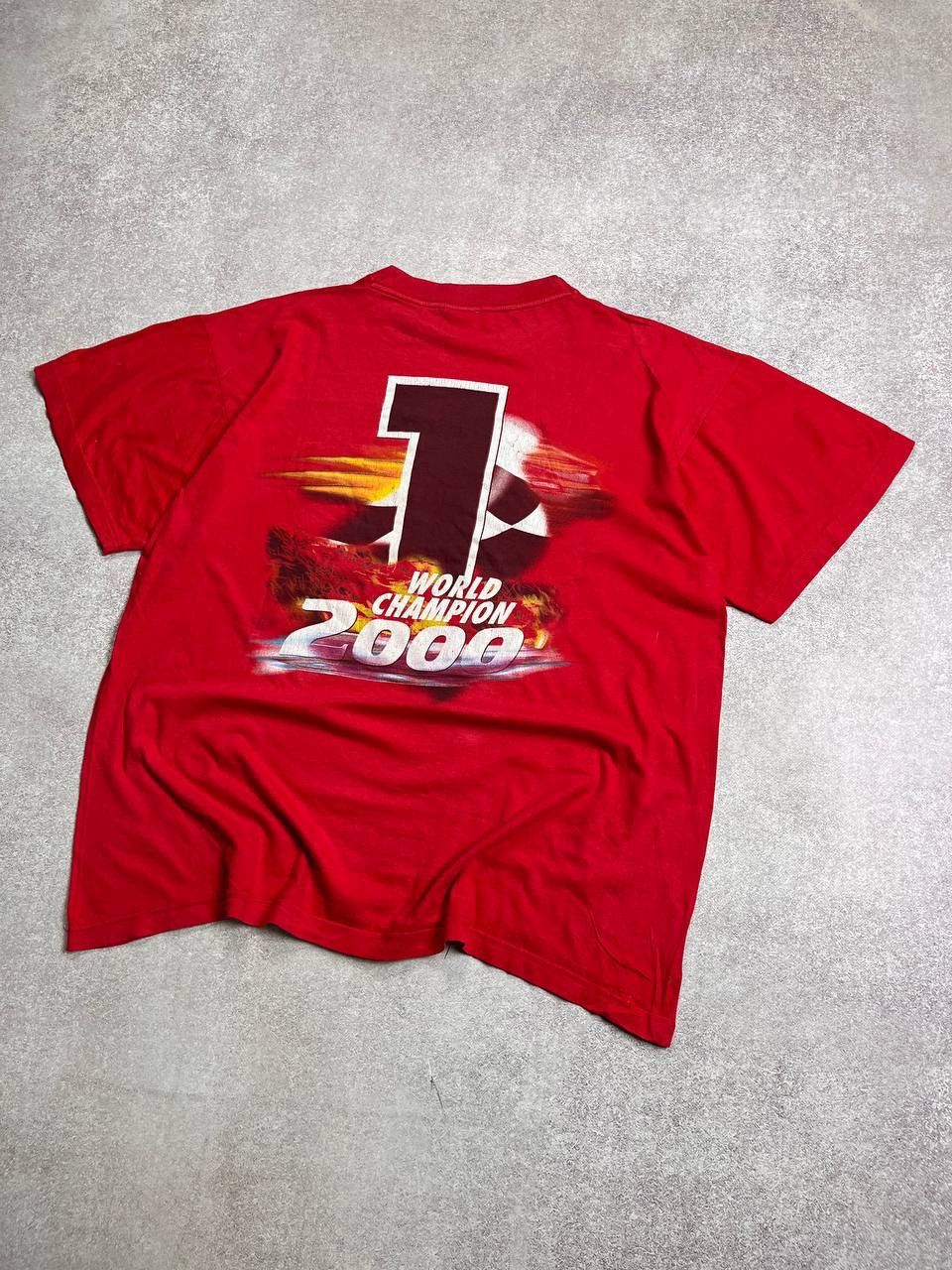 Vintage Vintage F-1 Michael Schumacher Boxy Racing T-shirt L Size US L / EU 52-54 / 3 - 4 Thumbnail