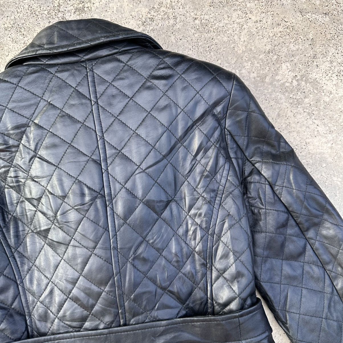 Otto Vintage Otto Quilted Puffer Trench Coat Silhouette Belted Size S / US 4 / IT 40 - 6 Thumbnail