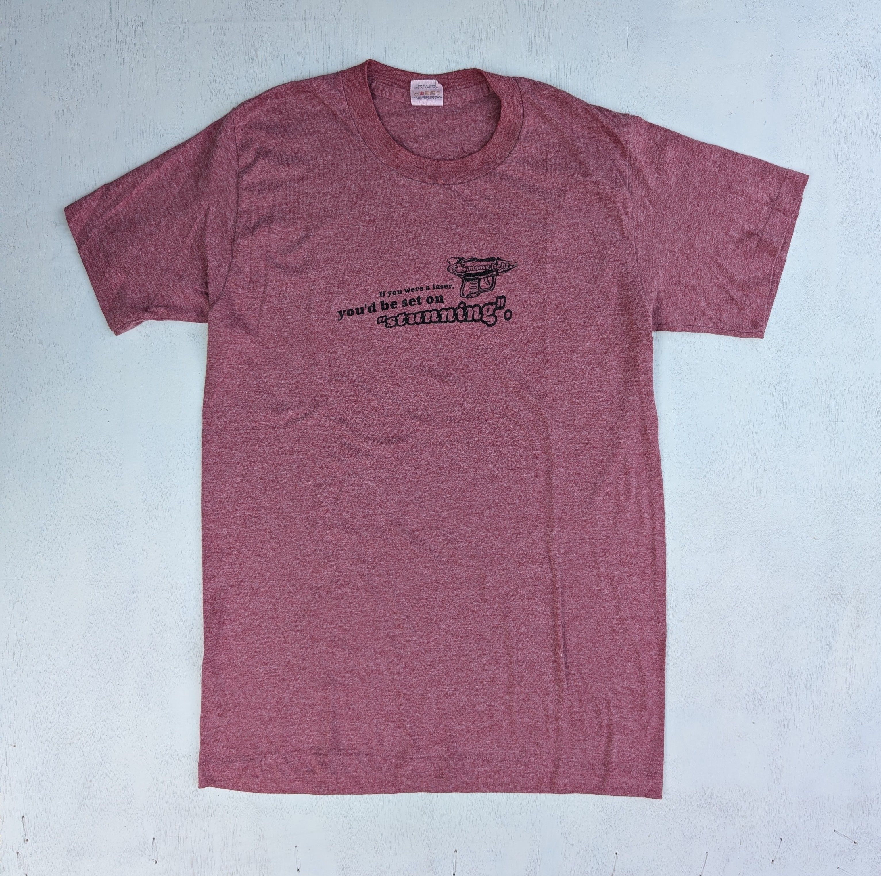 Vintage Vtg 80s Stanfield's "If you were a laser" humor t shirt sz S Size US S / EU 44-46 / 1 - 1 Thumbnail