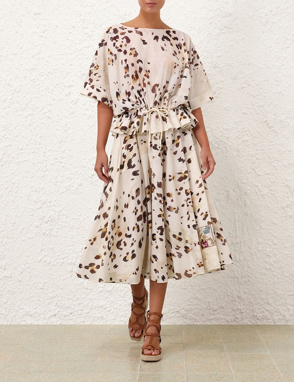 Zimmermann oc11z1025 Acacia Swing Skirt in Multicolor Size 27" / US 4 / IT 40 - 2 Thumbnail