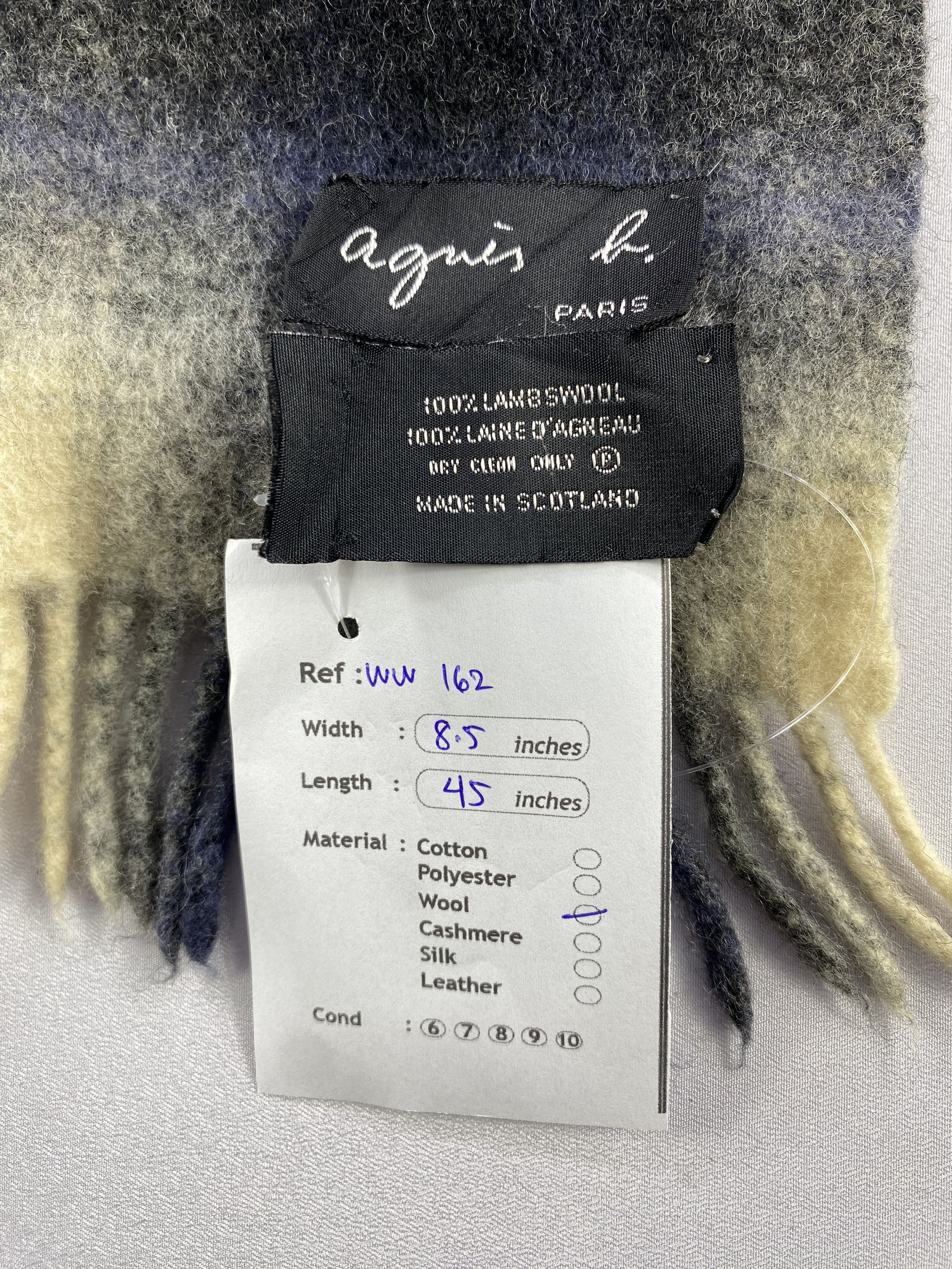 agnes b. Agnes B Scarf / Muffler / Neckwear - WW162 Size ONE SIZE - 5 Thumbnail