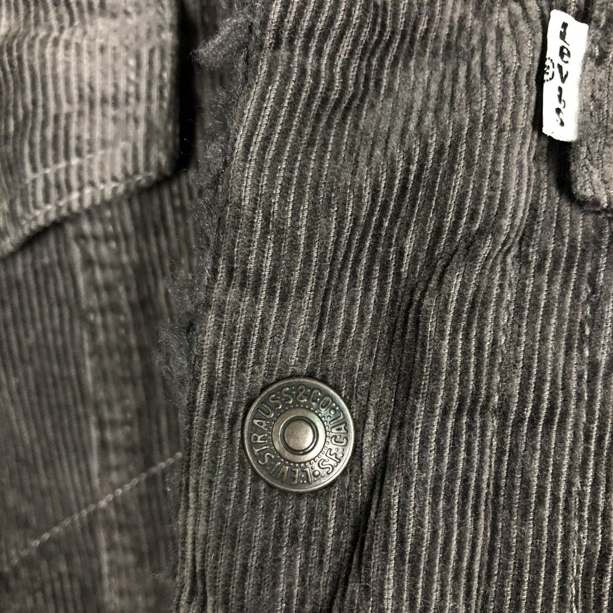 Levi's 🔥VINTAGE TRUCKER CORDUROY BLANKET JACKET LEVI’S Size US XS / EU 42 / 0 - 19 Thumbnail