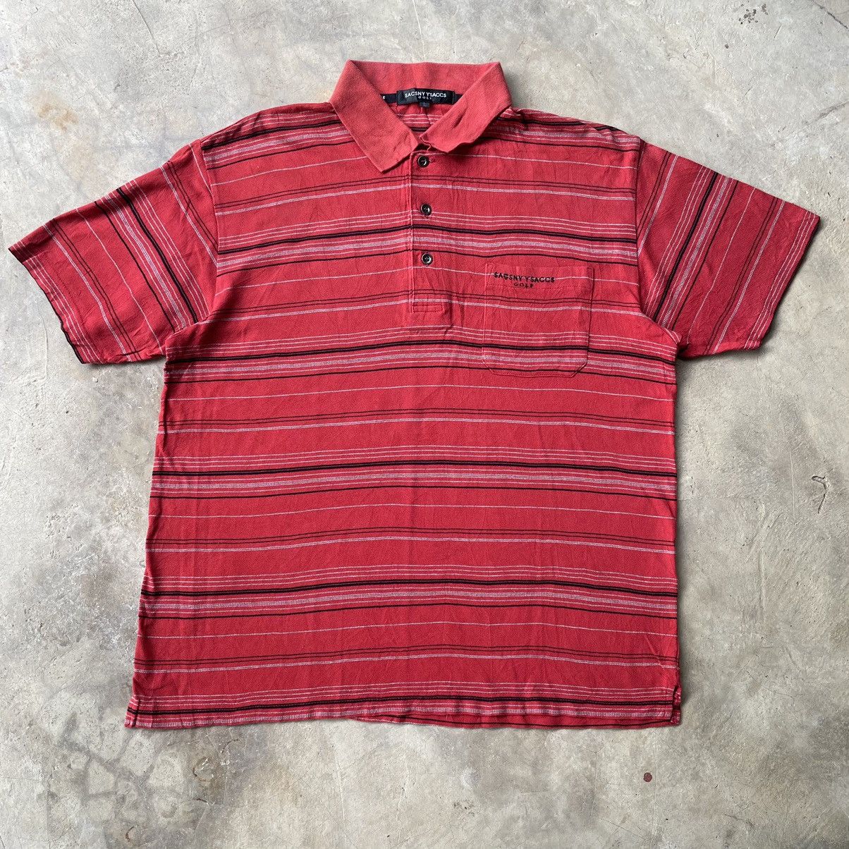Yohji Yamamoto 🇯🇵 Yohji Yamamoto SACSNY Y'SACCS Golf Polos Tee Shirt Size US M / EU 48-50 / 2 - 1 Thumbnail