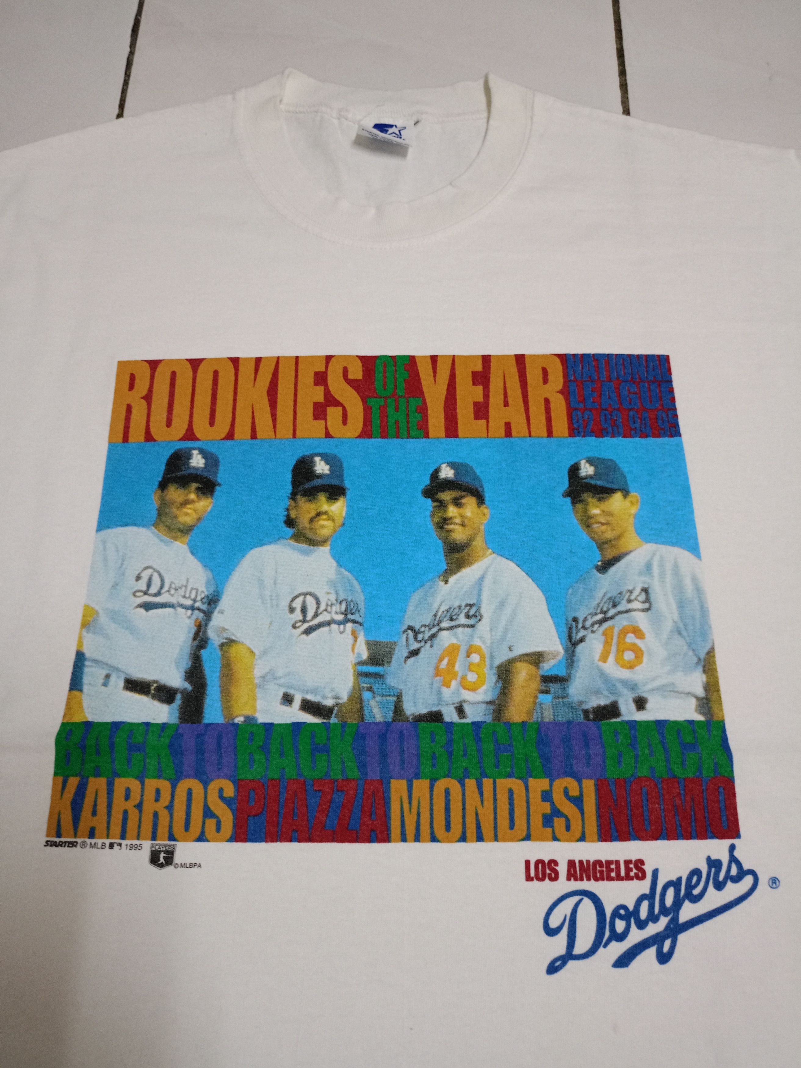MLB × Vintage Vintage dodgers t shirt Size US L / EU 52-54 / 3 - 3 Thumbnail
