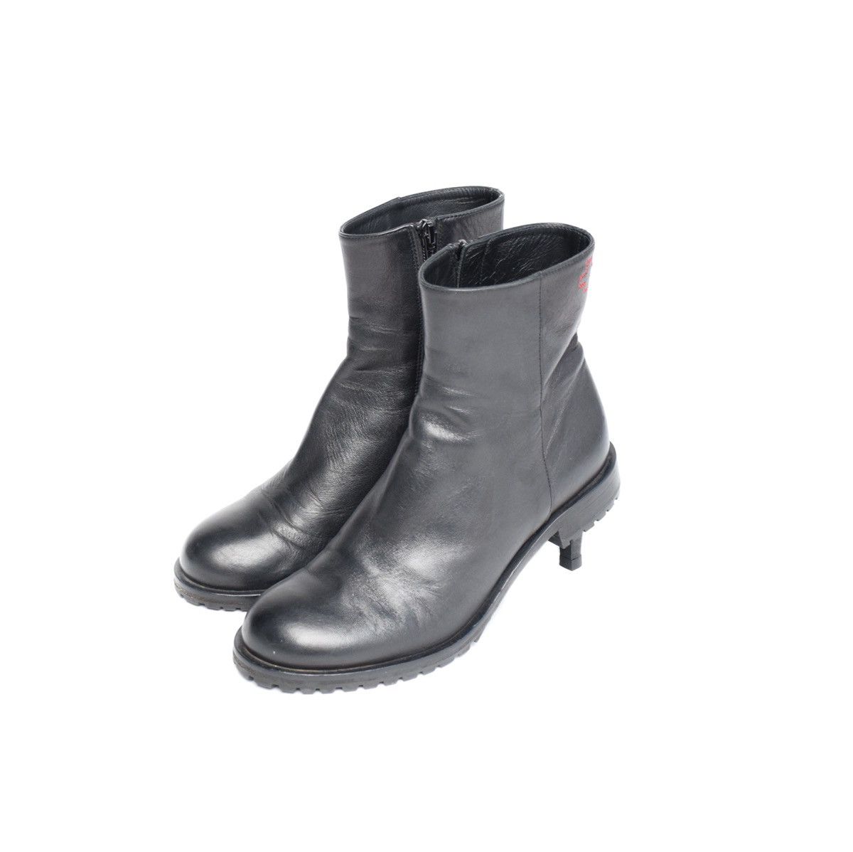A.F. Vandevorst A.F. Vandevorst Leather Boots Heels Size US 8 / IT 38 - 8 Thumbnail