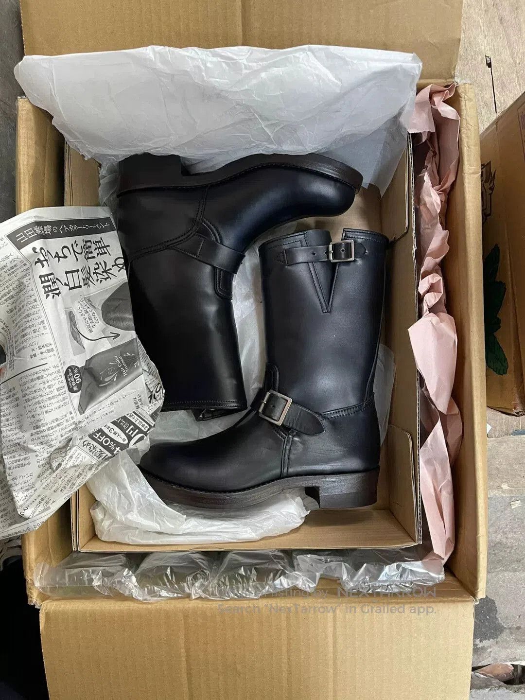 The Real McCoy's real mccoys buco engineer boots BA11010. Size US 10 / EU 43 - 3 Thumbnail