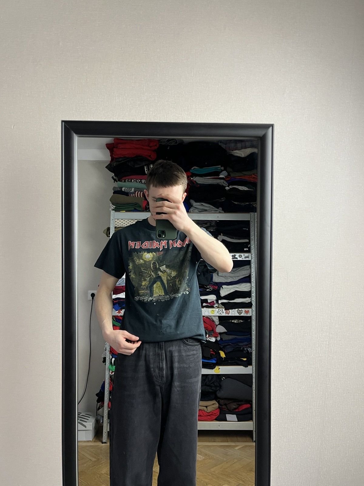 Band Tees × Iron Maiden × Vintage 2004 Vintage Iron Maiden "The Early Days" Rock Band Tee Size US M / EU 48-50 / 2 - 2 Thumbnail