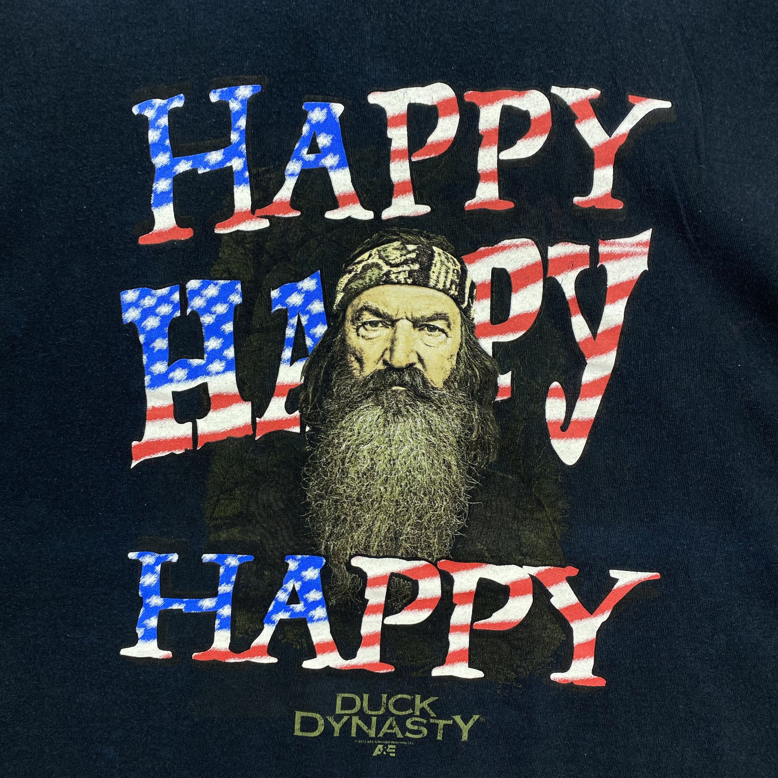 Vintage Vintage Duck Dynasty T-Shirt Happy Happy Happy Crewneck Tee Size US L / EU 52-54 / 3 - 2 Thumbnail