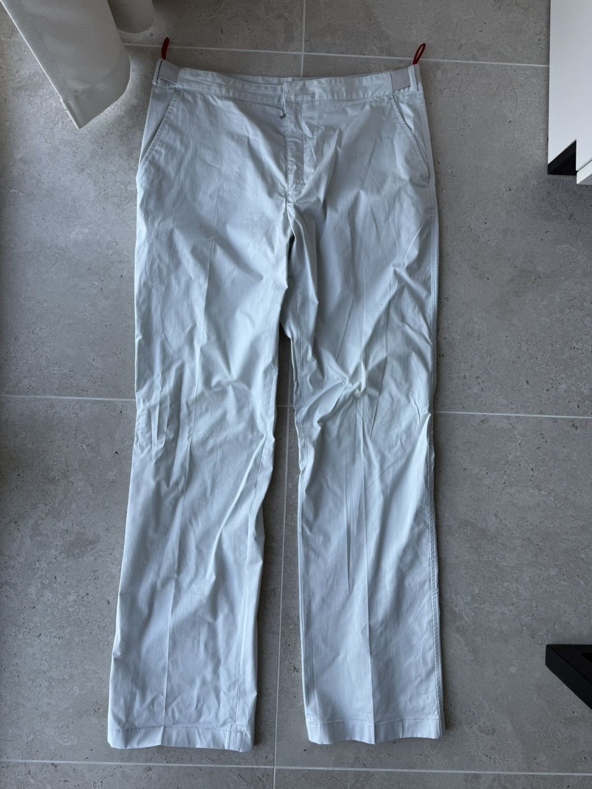 Prada 🔥Vintage Prada Uomo Luna Rossa White Pants Size US 36 / EU 52 - 1 Thumbnail