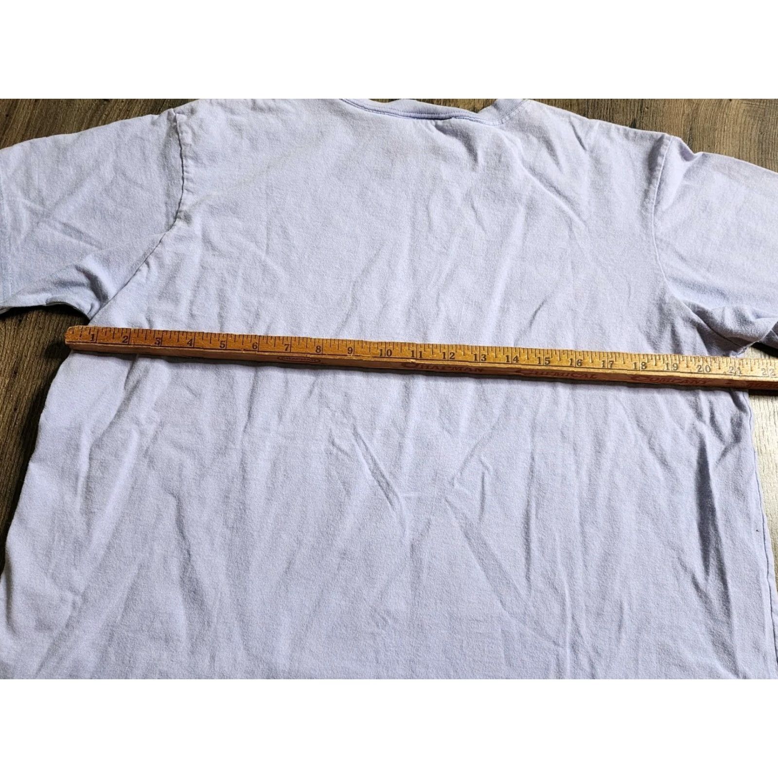 Vintage VINTAGE St. Lawrence River Flowers T Shirt Northern Woods Unisex Adults XL Crew Neck Purple Cotton Distressed Slim Short Sleeve Canada Rivers 90s? Size US XL / EU 56 / 4 - 3 Thumbnail