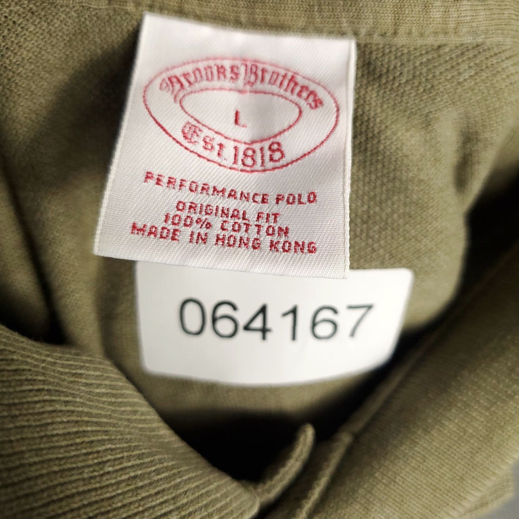 Brooks Brothers VINTAGE Brooks Brothers Polo Shirt Mens Size L Green Short Sleeve Casual Shirt Size US L / EU 52-54 / 3 - 7 Thumbnail