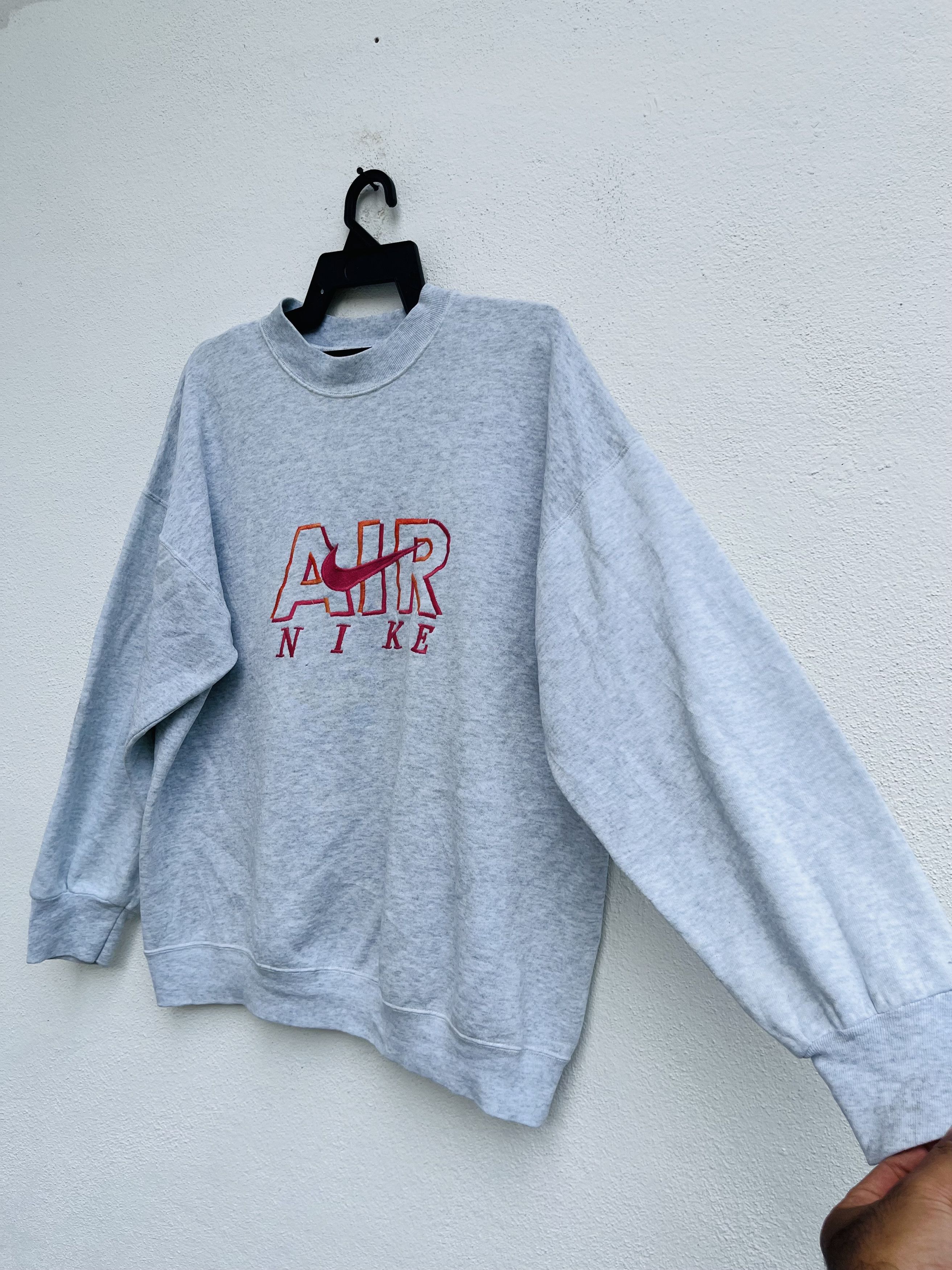 Nike × Vintage Vintage Nike 90s Hip Hop Streetwear Sweatshirt Size US L / EU 52-54 / 3 - 5 Thumbnail