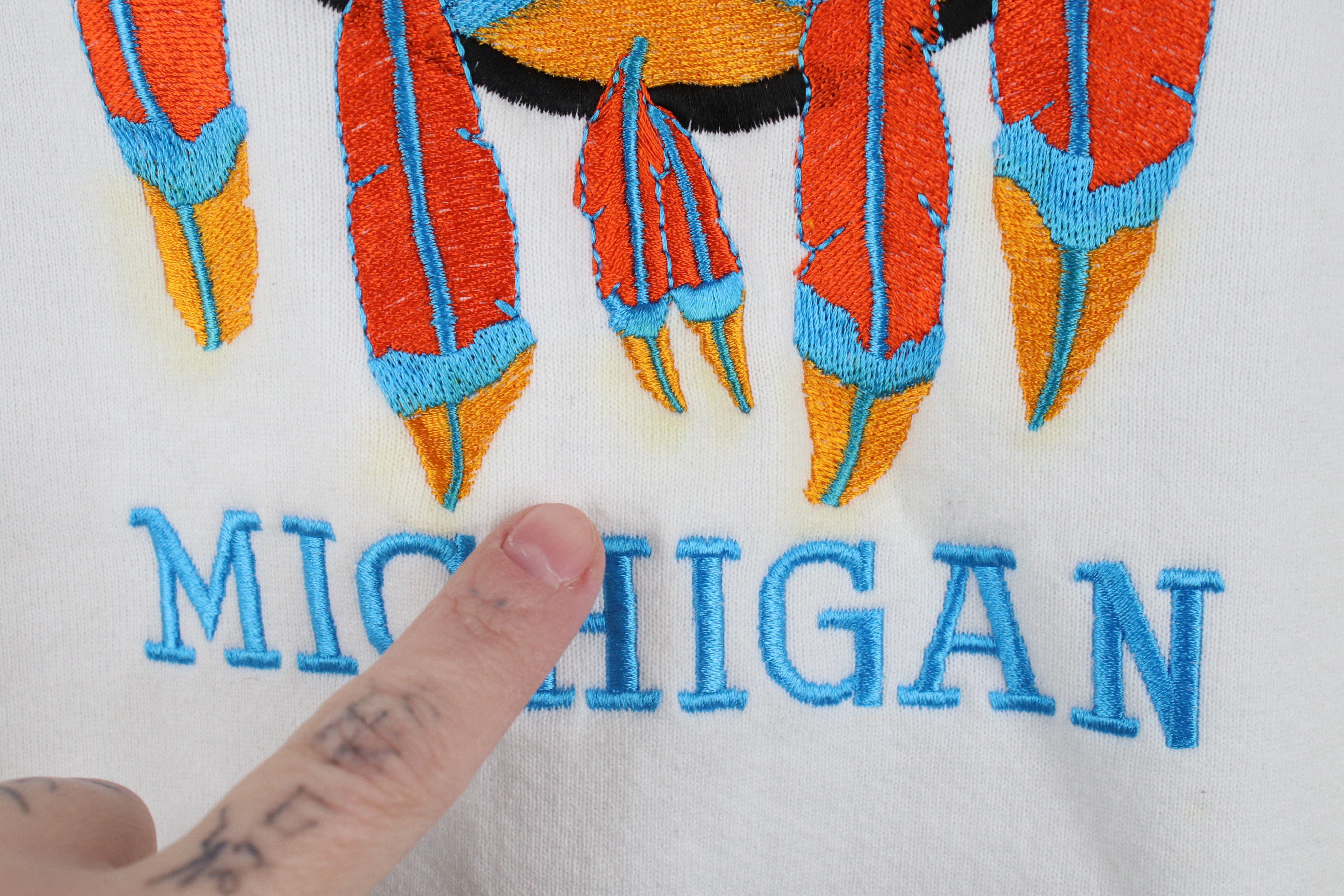 Vintage Vintage 90s Streetwear Michigan Southwestern Sweatshirt USA Size XL / US 12-14 / IT 48-50 - 5 Thumbnail
