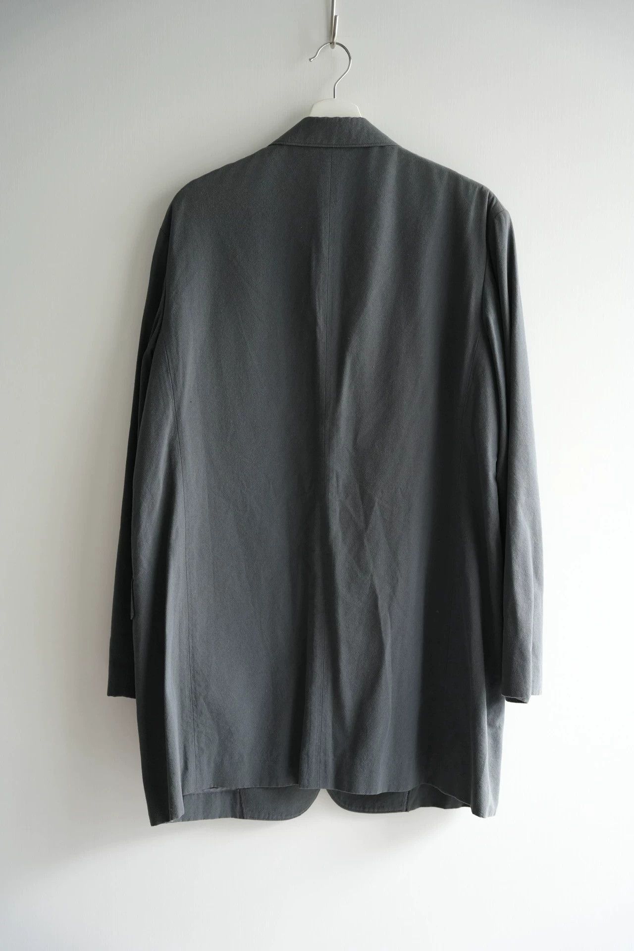 Yohji Yamamoto Yohji Yamamoto 01SS Y's Men Misty Blue Long Blazer Size US M / EU 48-50 / 2 - 2 Thumbnail