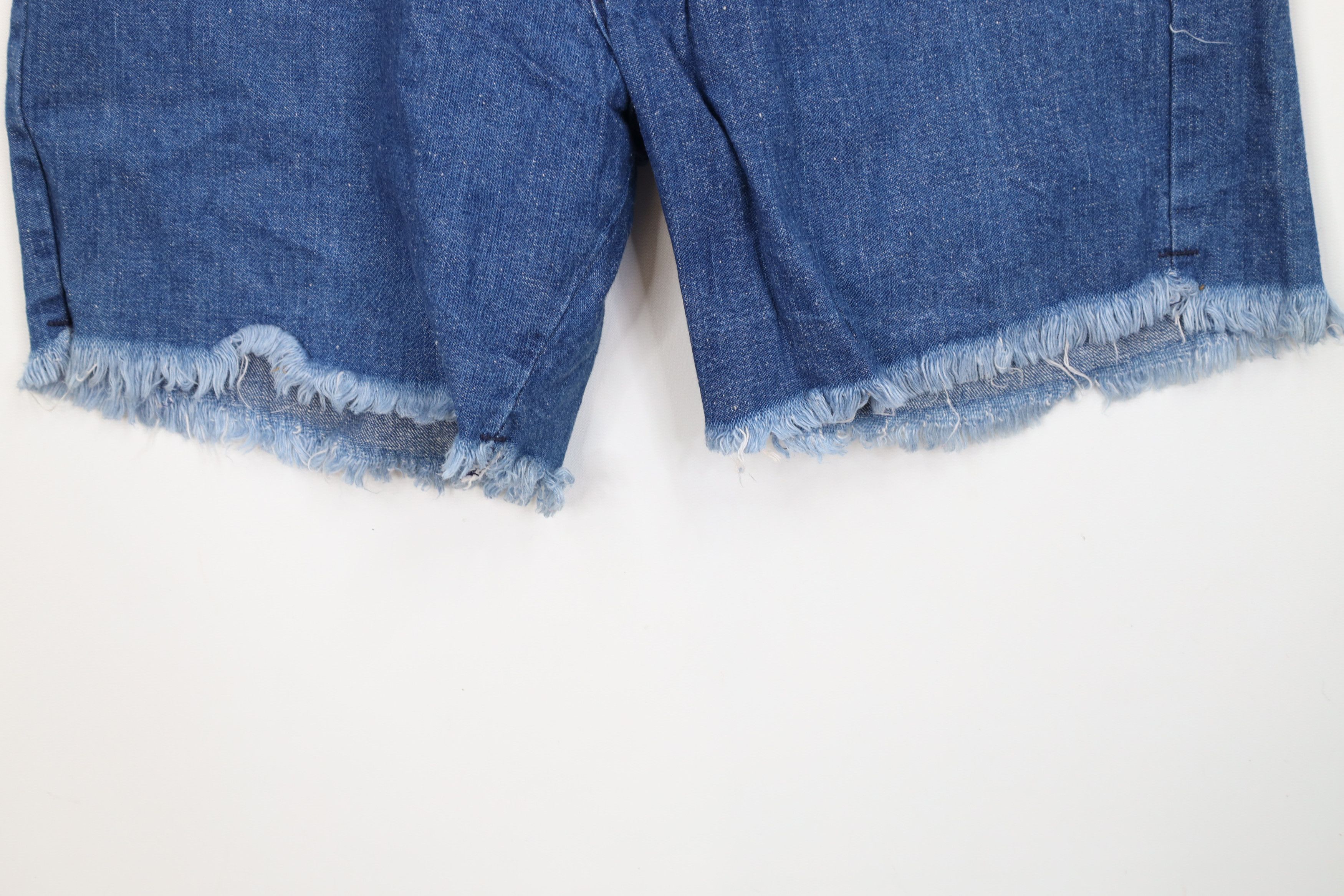 Vintage Vintage 60s 70s Streetwear Cut Off Denim Jean Shorts USA Size US 30 / EU 46 - 4 Thumbnail