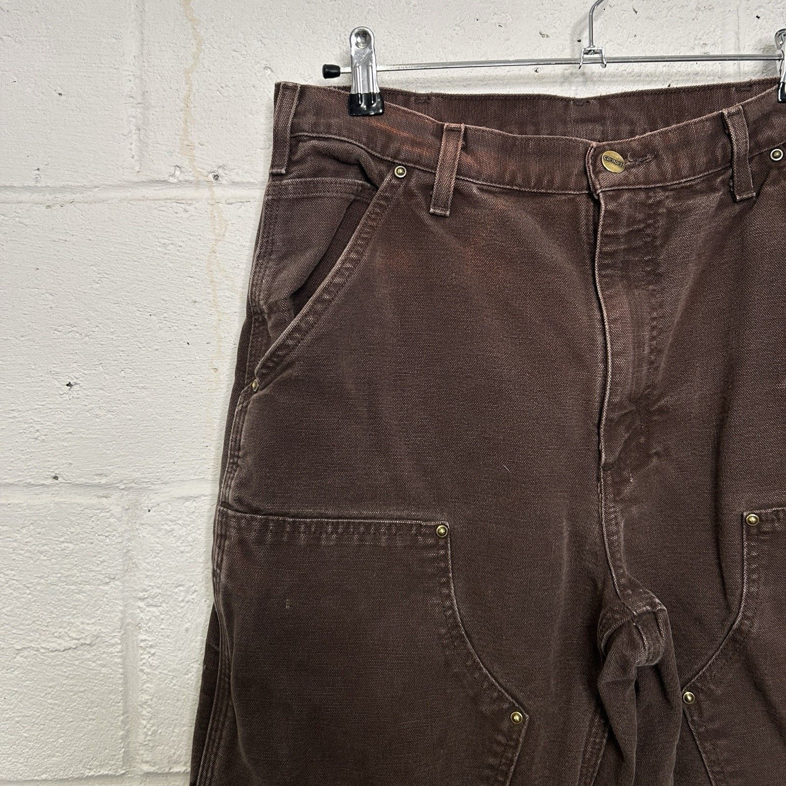 Carhartt Vintage Carhartt DoubleKnee Dungaree Pants “Dark Brown” Size US 32 / EU 48 - 3 Thumbnail