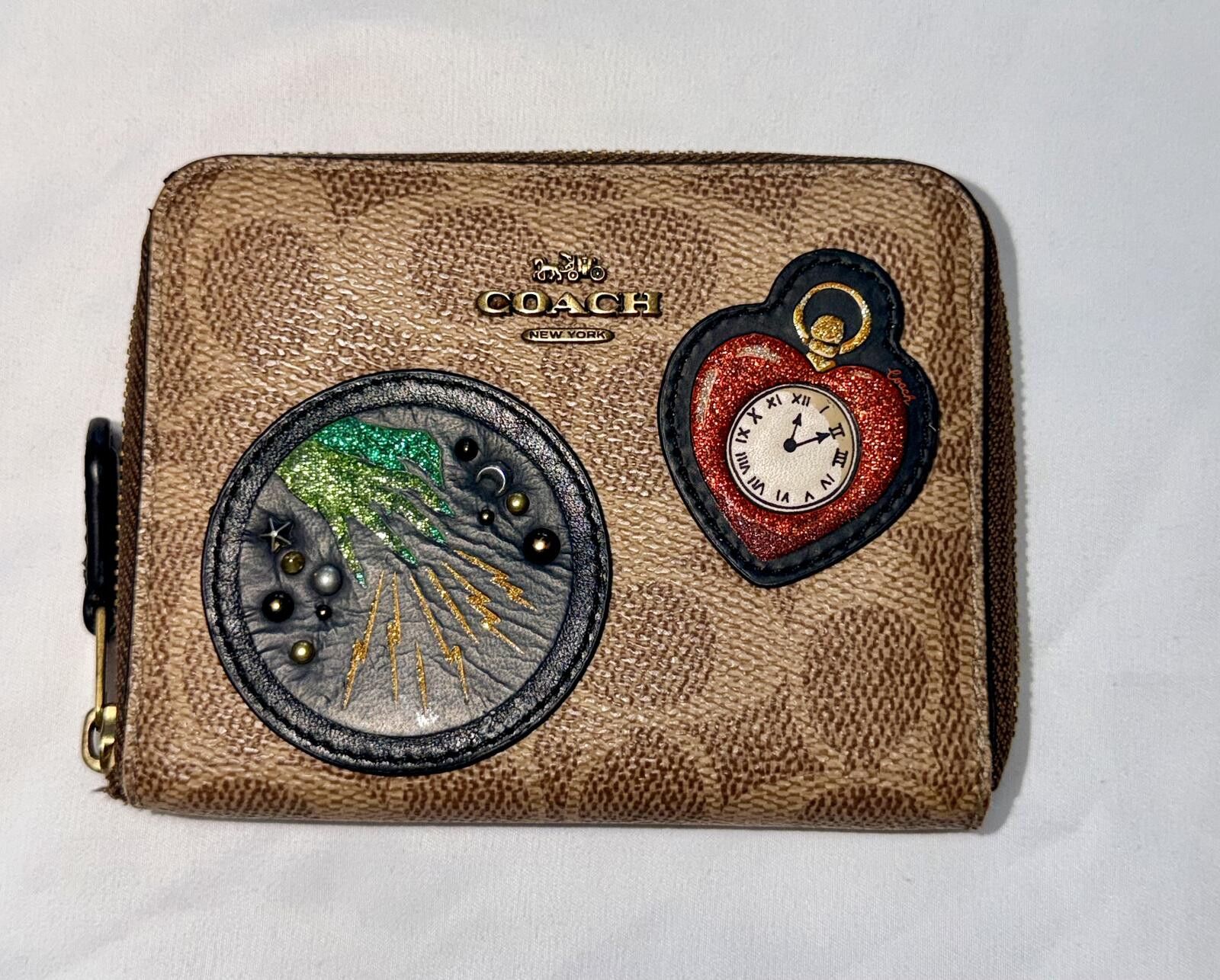 Coach Coach Wizard Of Oz Small Zip Around Wallet I With Patches Size ONE SIZE - 1 Thumbnail
