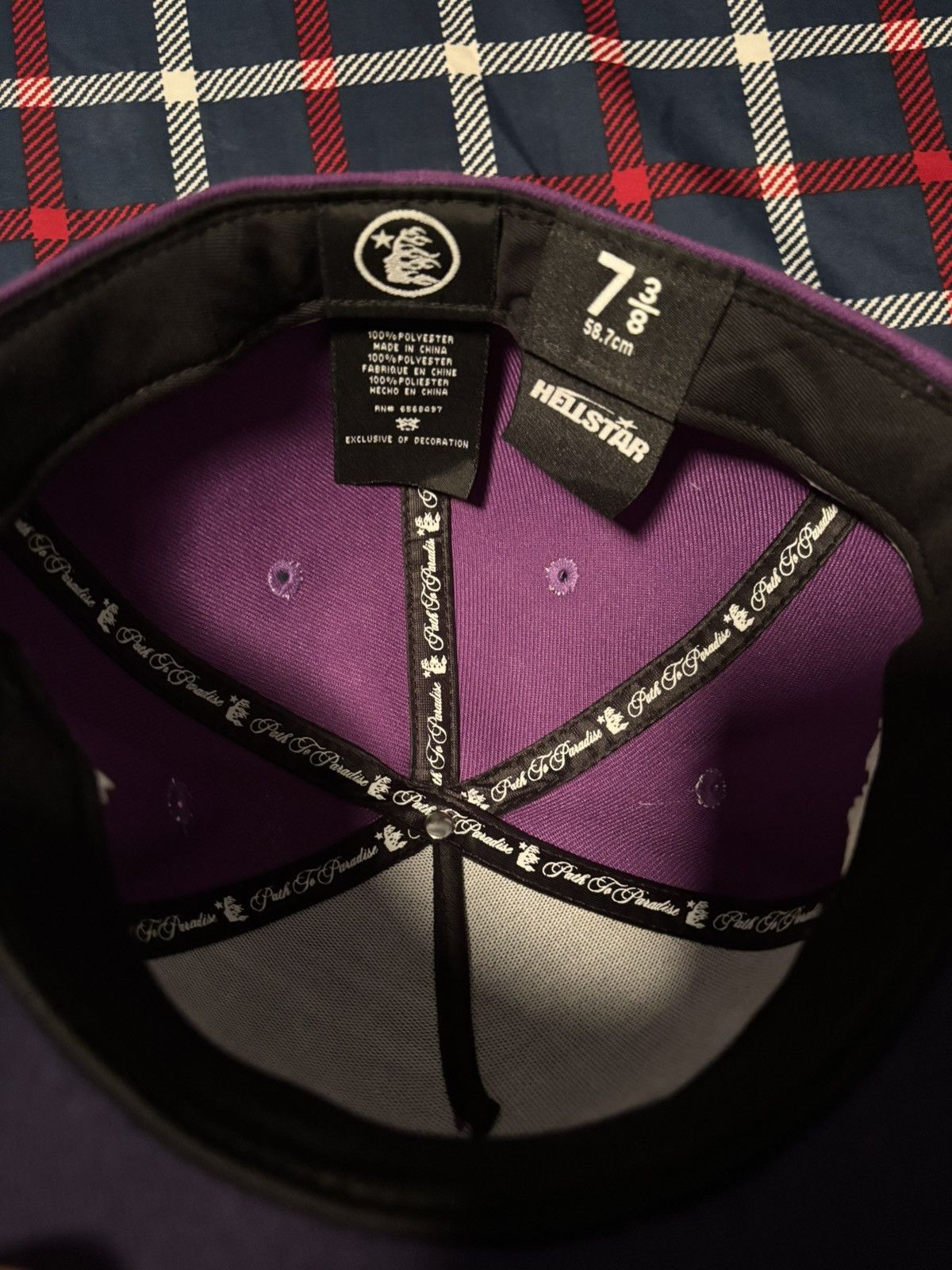 HELLSTAR Hellstar Purple Fitted Hat 7 3/8 Size ONE SIZE - 3 Thumbnail