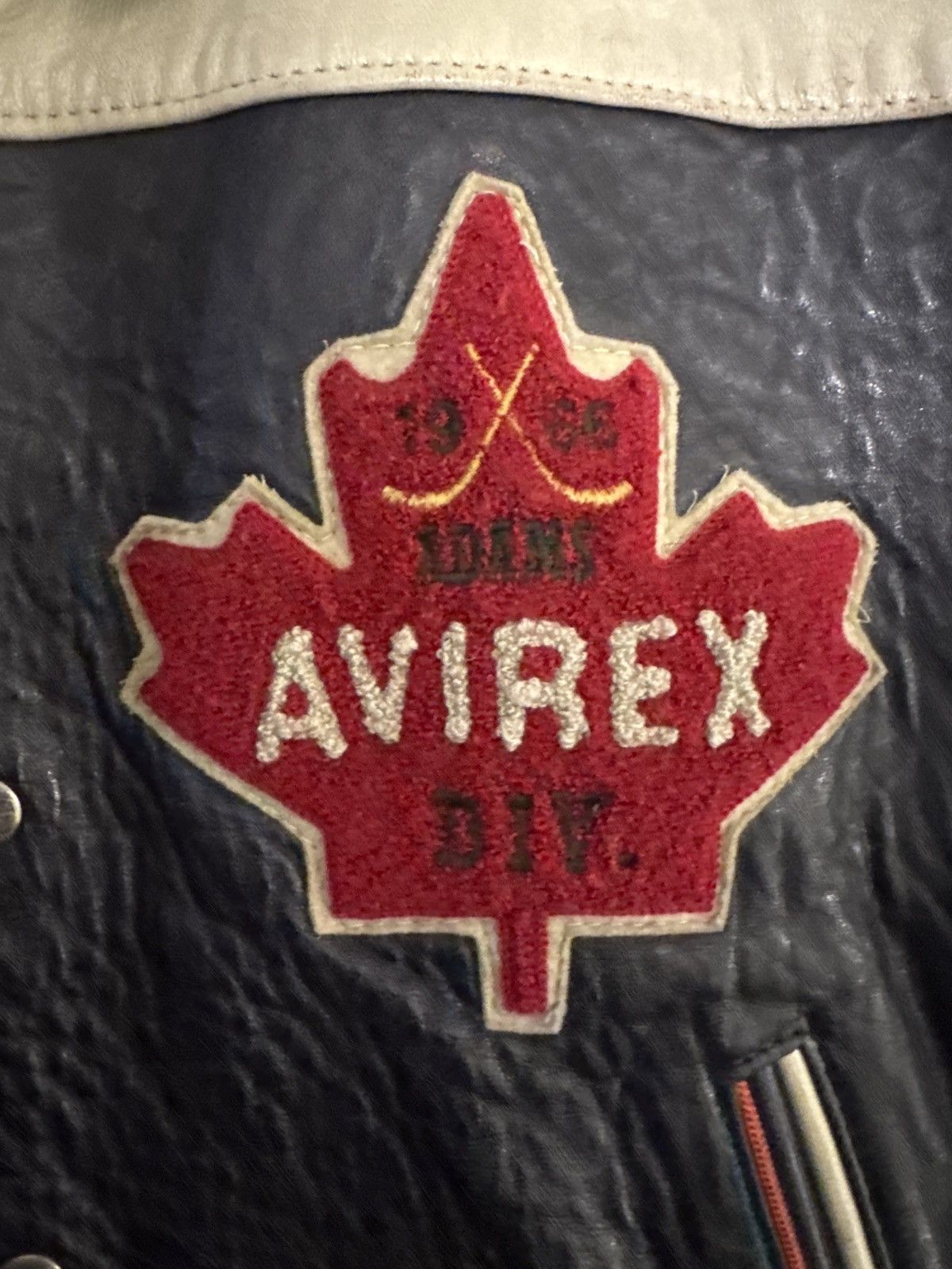 Avirex Varsity Jacket Avirex 'Sport' Maple Leaf W/Patches Size US L / EU 52-54 / 3 - 6 Thumbnail