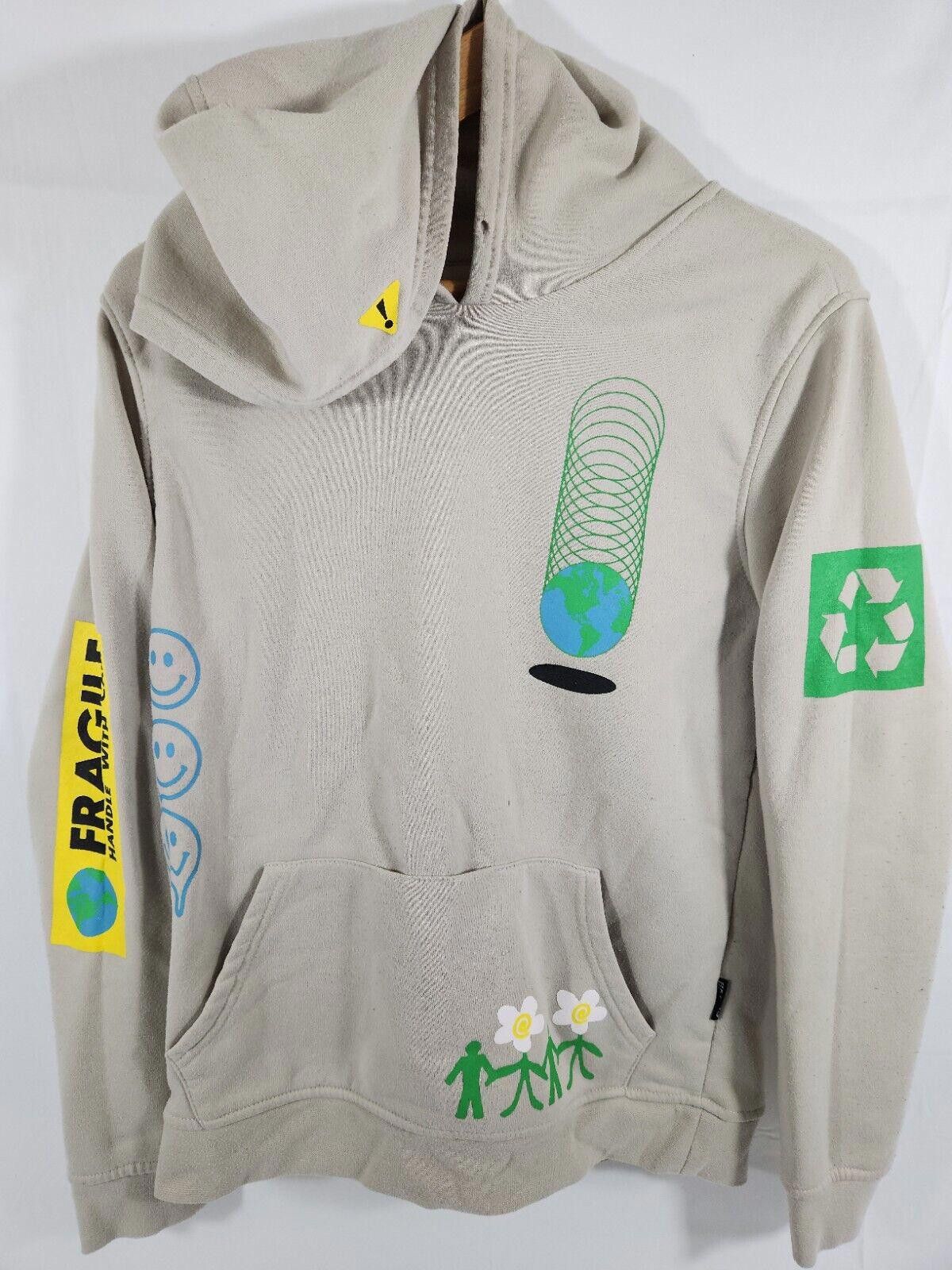 Brooklyn Cloth Brooklyn Cloth Green Graphic Fleece Hoodie Handle With Care Size M / US 6-8 / IT 42-44 - 2 Thumbnail