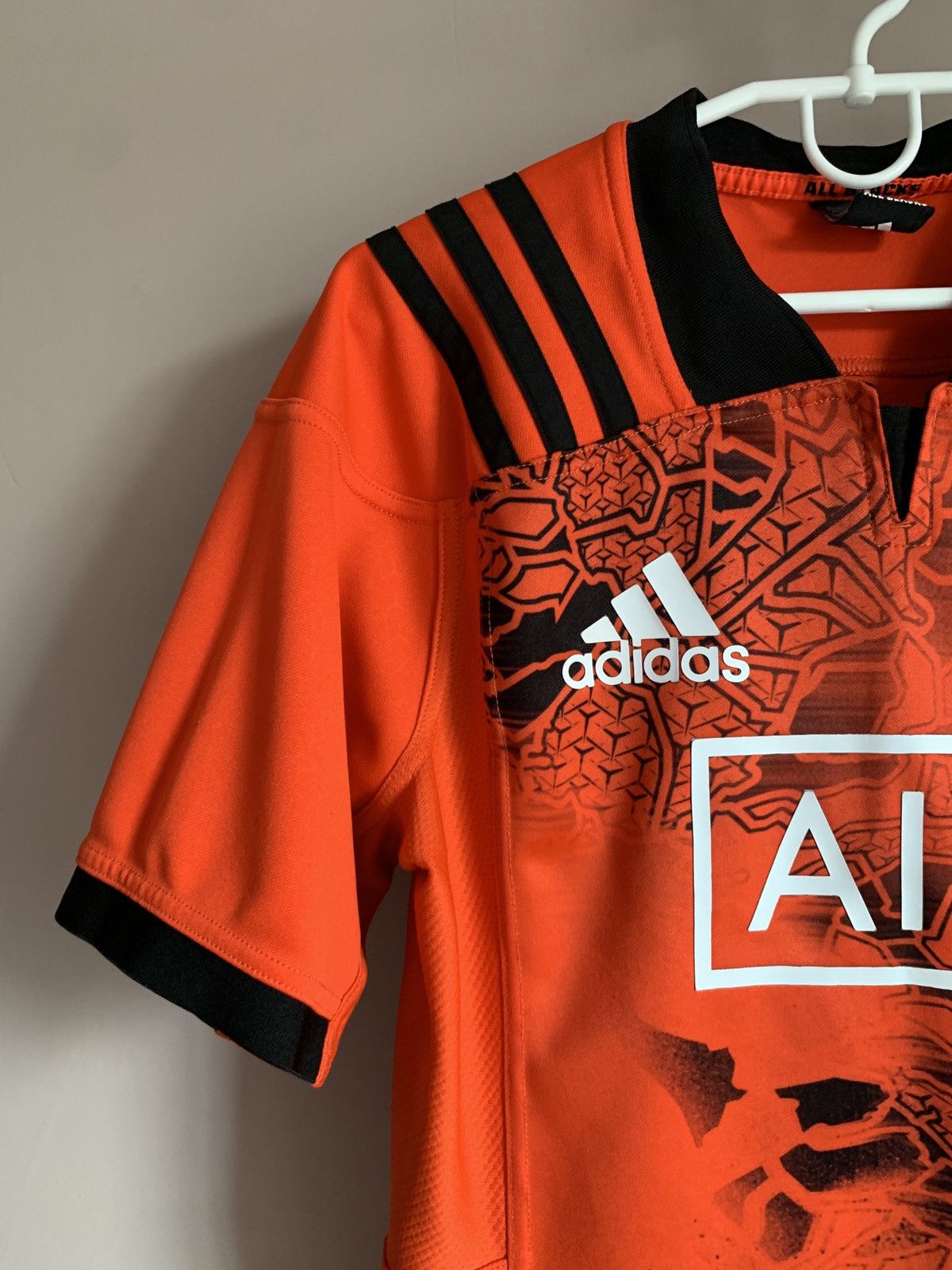 Adidas New Zealand All Blacks Rugby Union Shirt Adidas Jersey Sz M Size US M / EU 48-50 / 2 - 3 Thumbnail