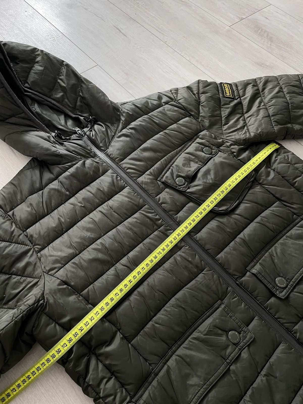 Barbour BARBOUR INTERNATIONAL FIBREDOWN HOODED QUILT JACKET RARE Size US XL / EU 56 / 4 - 14 Thumbnail