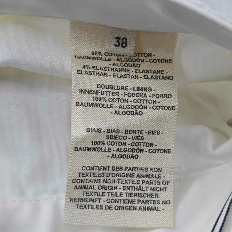 Hermes Hermes White Leather Tag Trousers Size 25" / US 0 / IT 36 - 6 Thumbnail