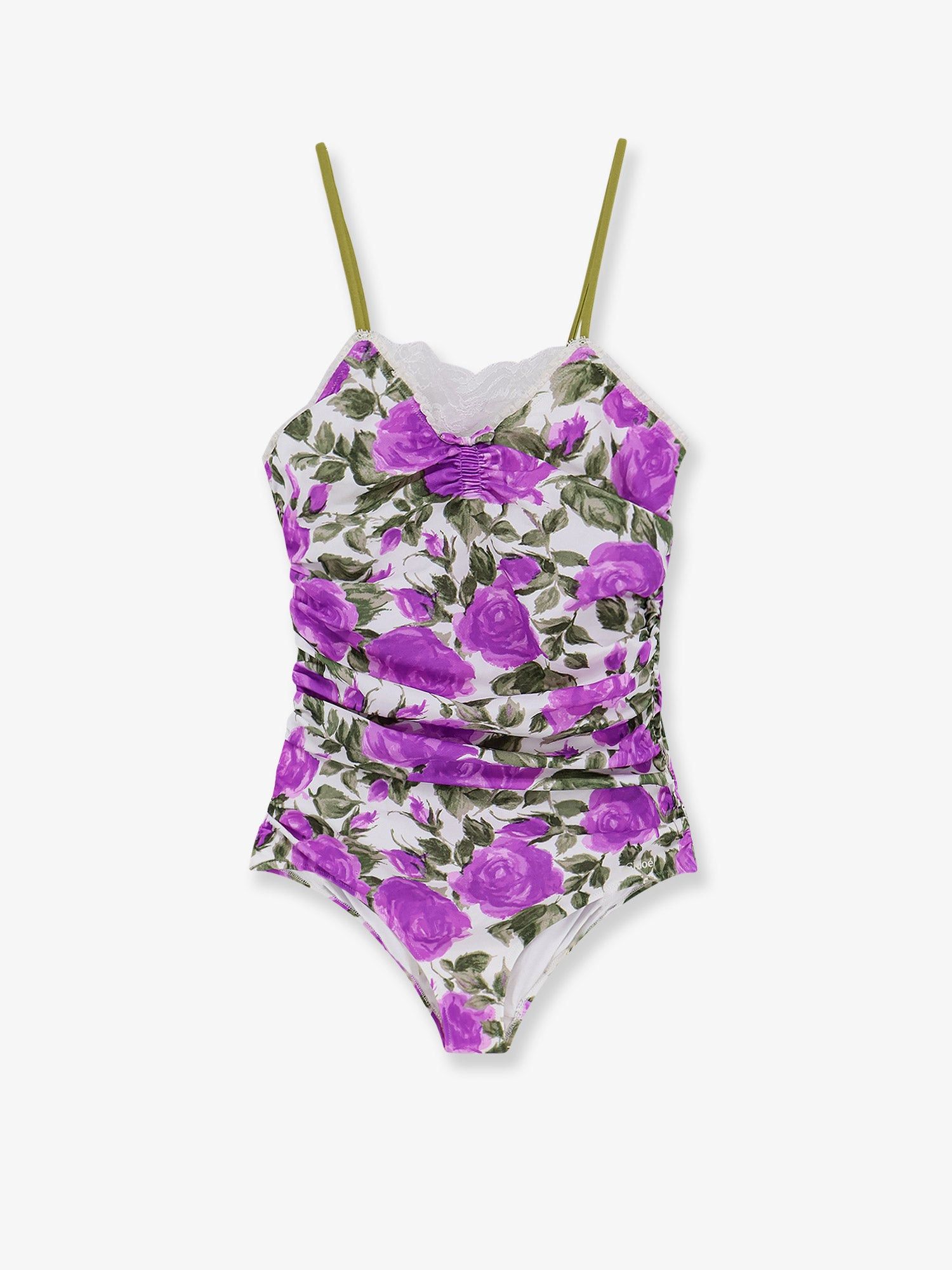 Chloe One-Piece Swimsuit With Floral Pattern Size M / US 6-8 / IT 42-44 - 1 Thumbnail