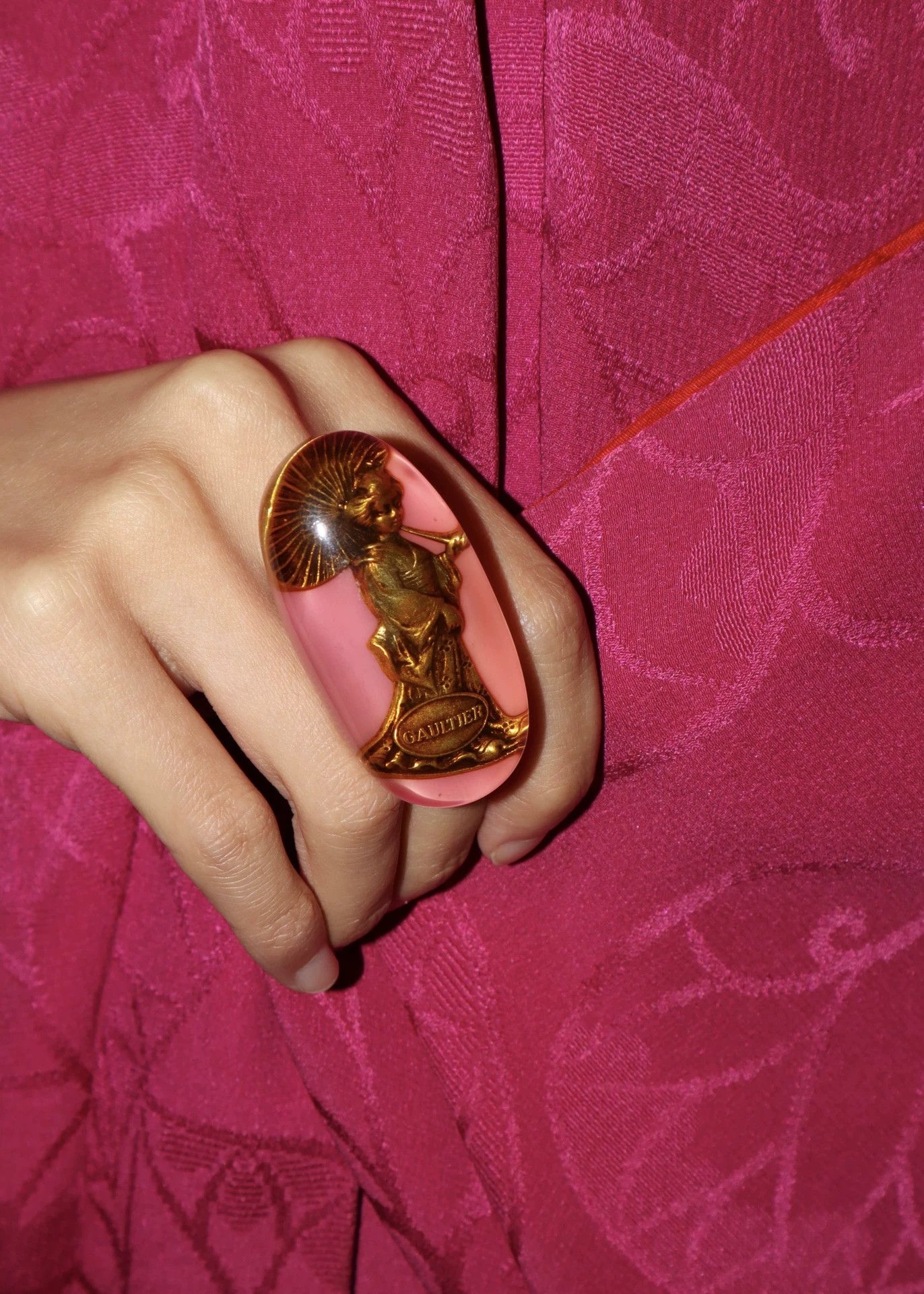 Jean Paul Gaultier Jean Paul Gaultier Lady umbrella ring Size ONE SIZE - 1 Thumbnail