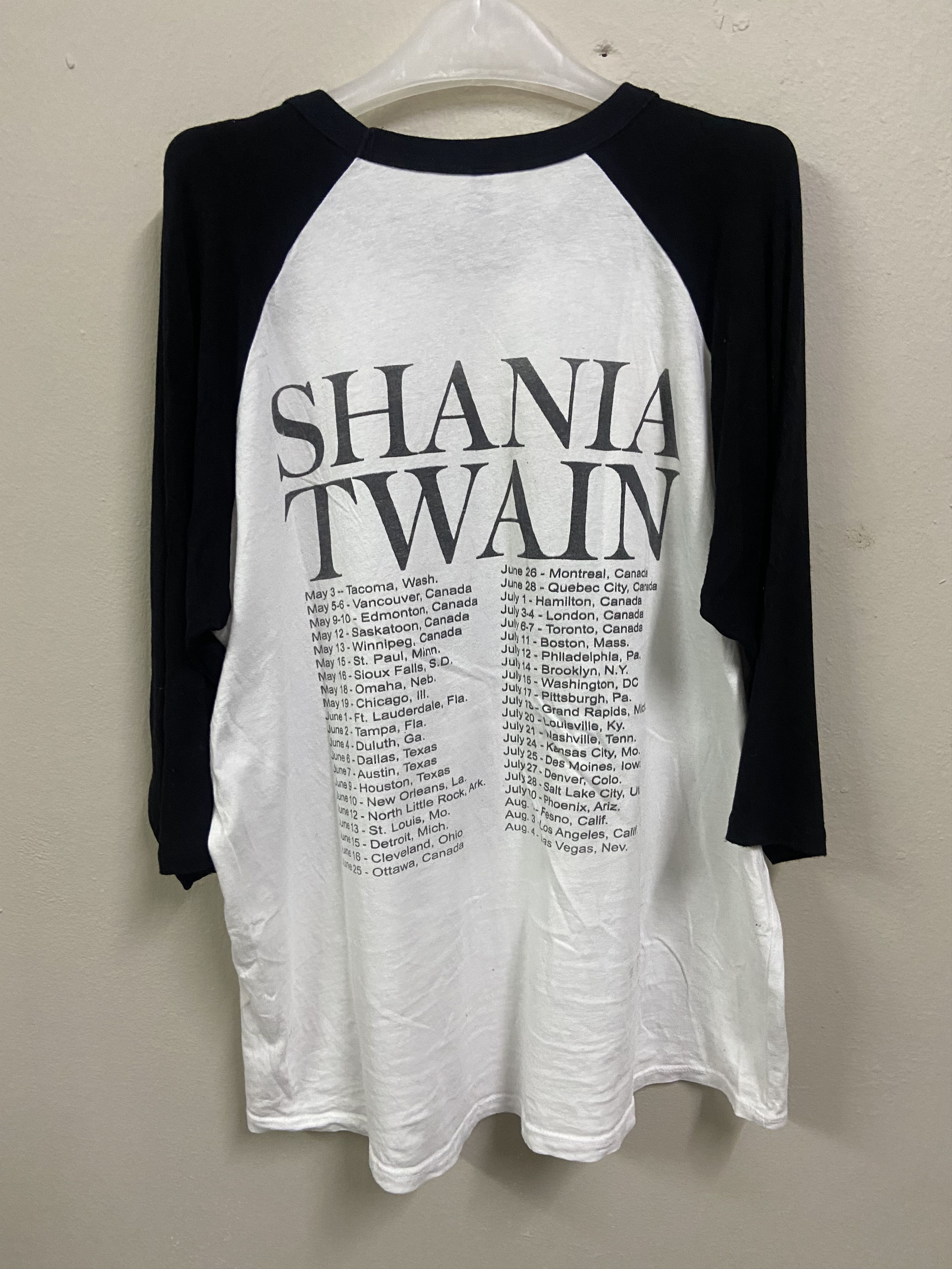 Band Tees × Vintage Shania Twain World Tour Tee Size US L / EU 52-54 / 3 - 6 Thumbnail