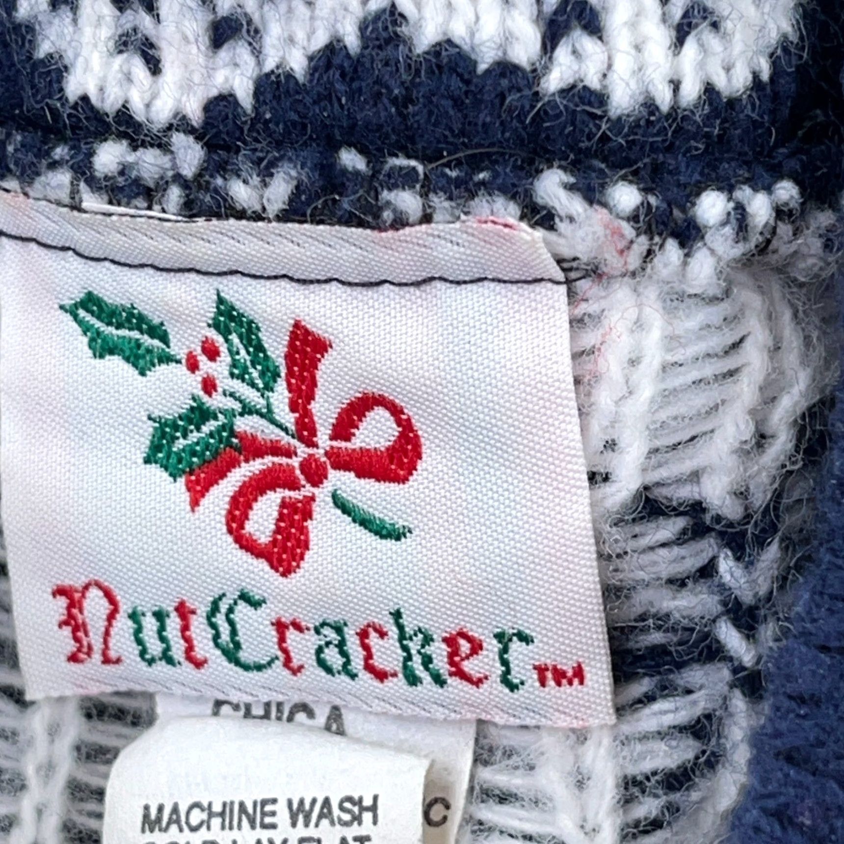 Vintage VINTAGE Nutcracker Sweater Women S Blue Christmas Snowman Knit Winter AOP 90s Womens Size S / US 4 / IT 40 - 6 Thumbnail