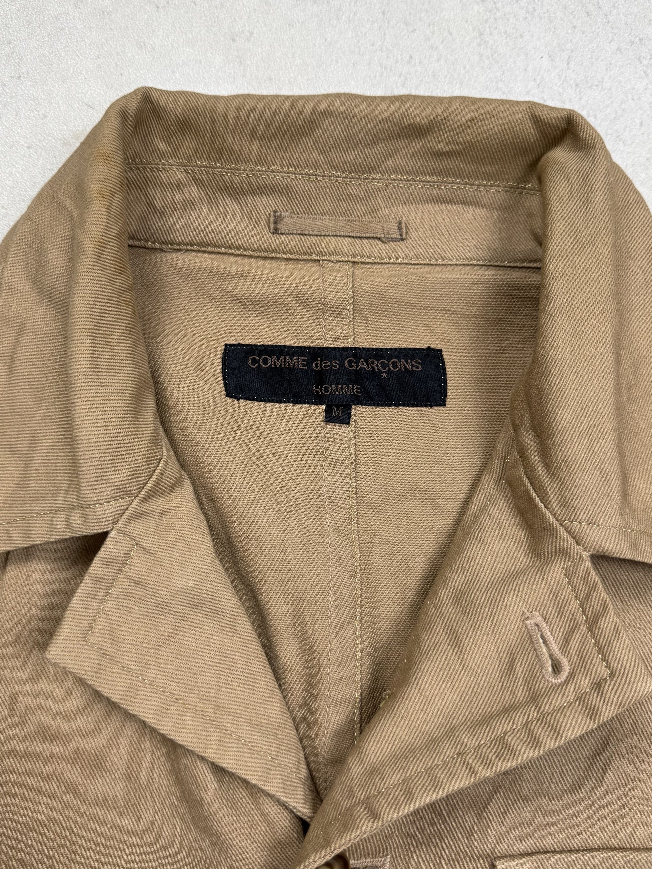 Comme des Garcons Comme des Garcons Homme Utility Chore Canvas Work Jacket Size US M / EU 48-50 / 2 - 6 Thumbnail