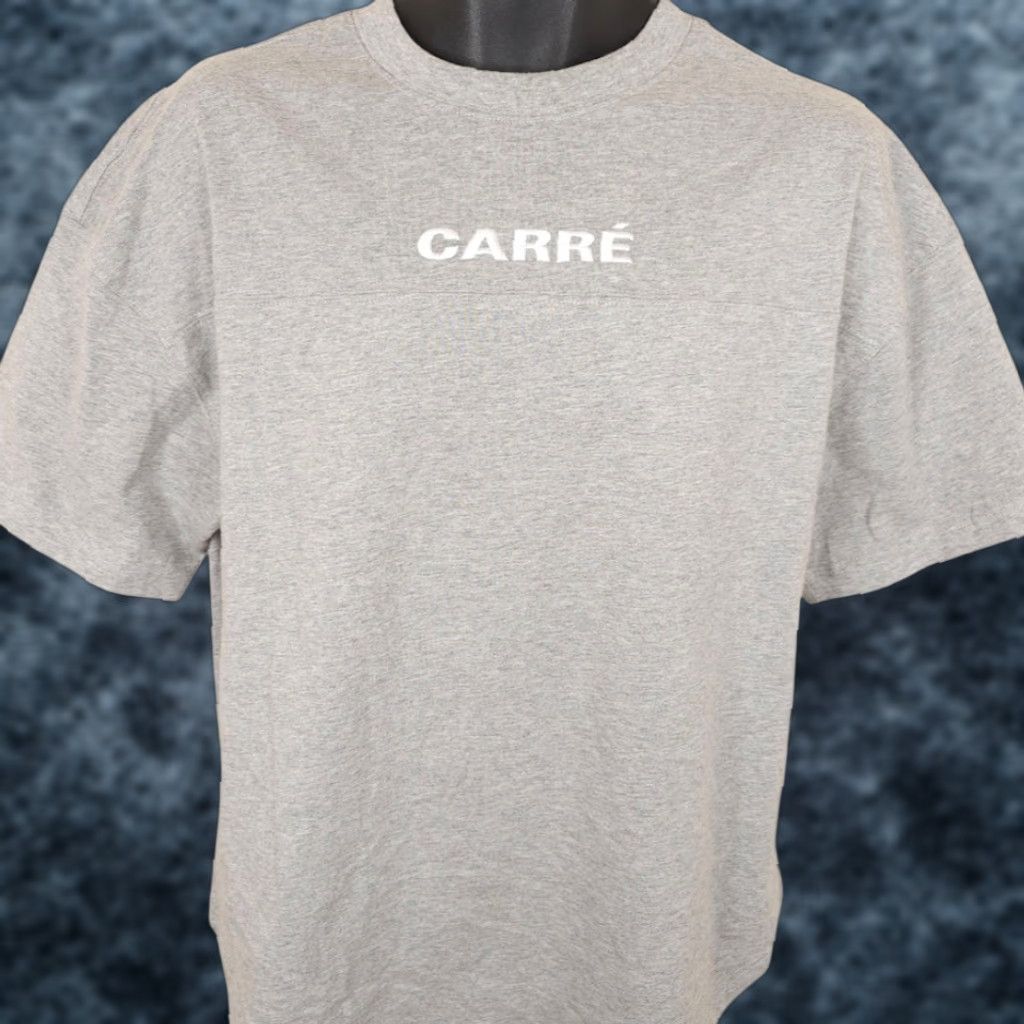 Carrera Carré Grid Iron Shirt Mens Small Gray OVERSIZED Fit Streetwear Size US S / EU 44-46 / 1 - 1 Thumbnail