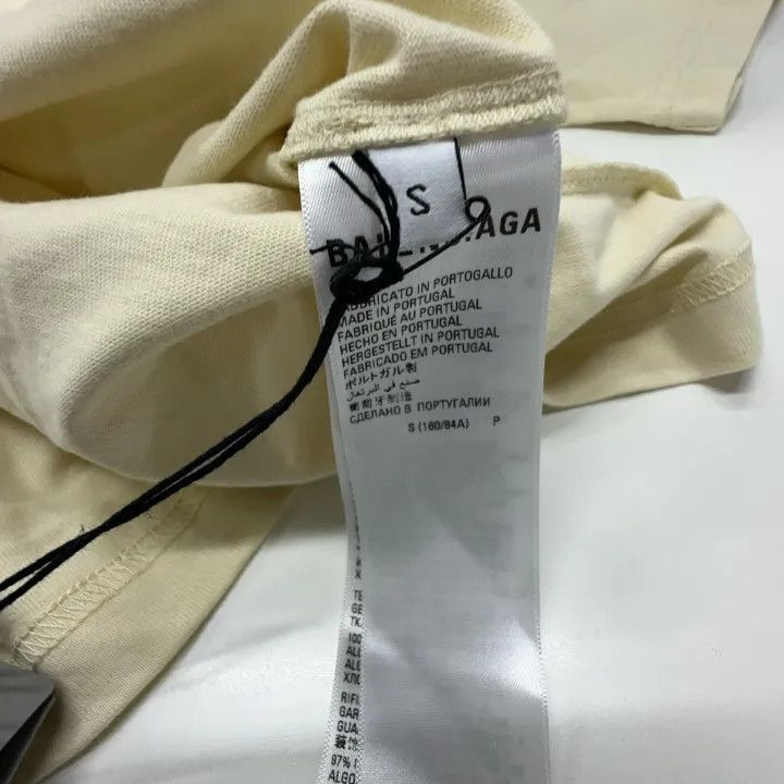 Balenciaga Balenciaga SS22 Logo Graphic Short Sleeve T-Shirt 0079-2507 Size S / US 4 / IT 40 - 4 Thumbnail