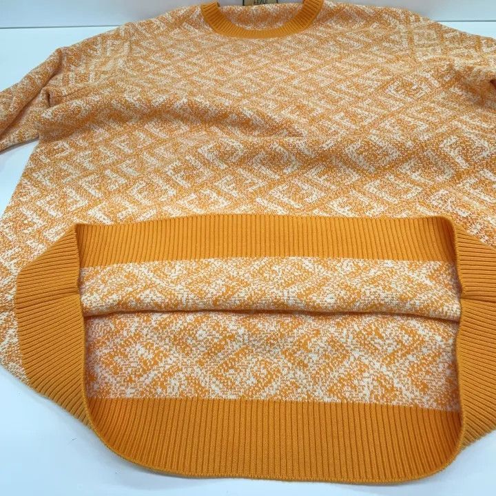 Fendi Fendi Logo Knit Sweater for Men in Orange -2507 Size US L / EU 52-54 / 3 - 7 Thumbnail