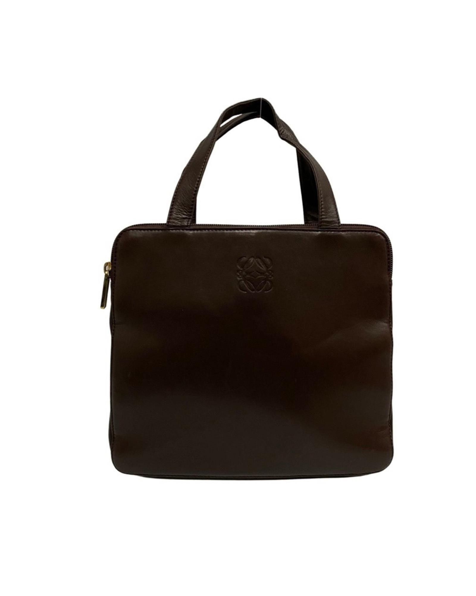 image of Loewe Elegant Brown Leather Bag, Women's