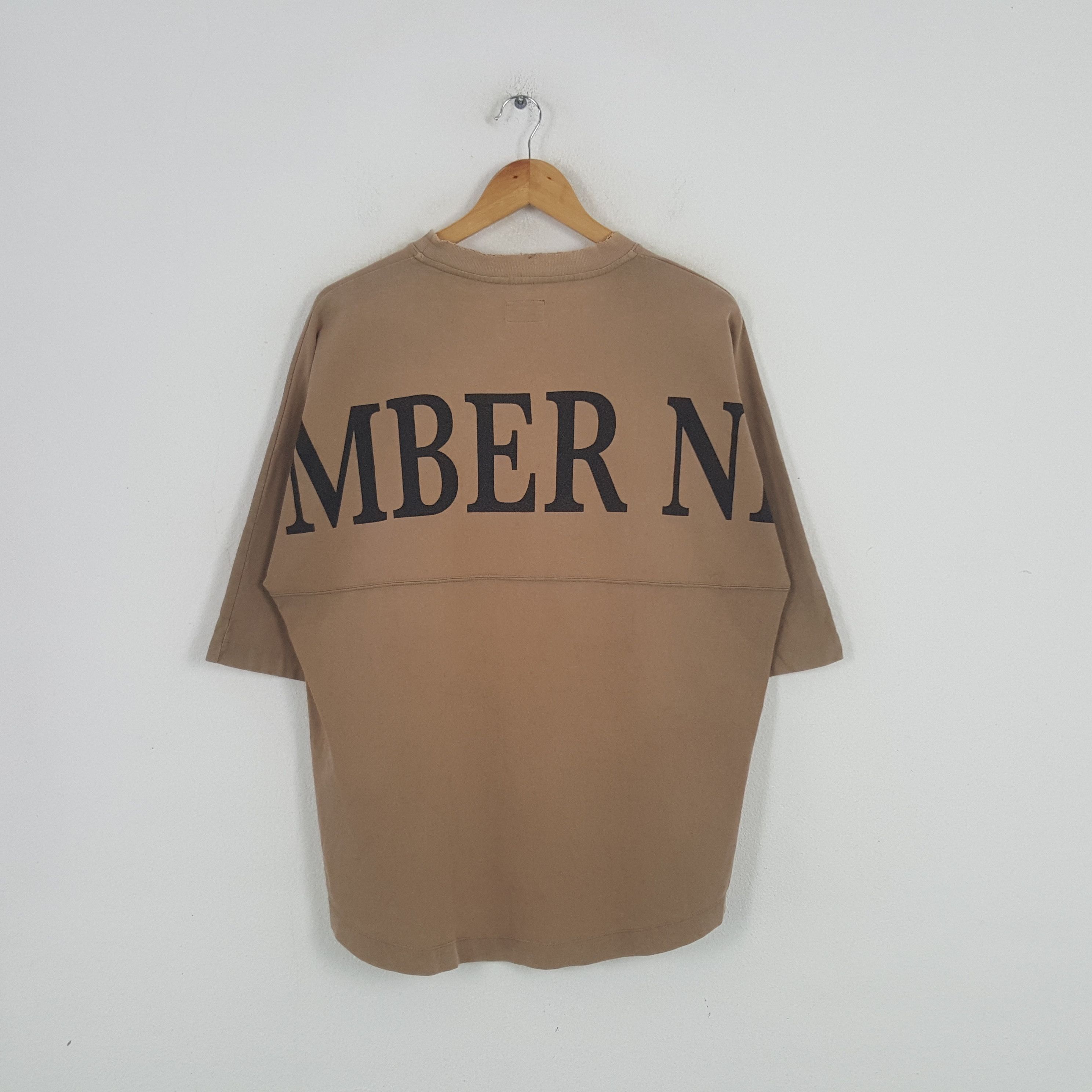 Japanese Brand Vintage Number (N)ine Japanese Brand Tshirt Size US XL / EU 56 / 4 - 1 Thumbnail